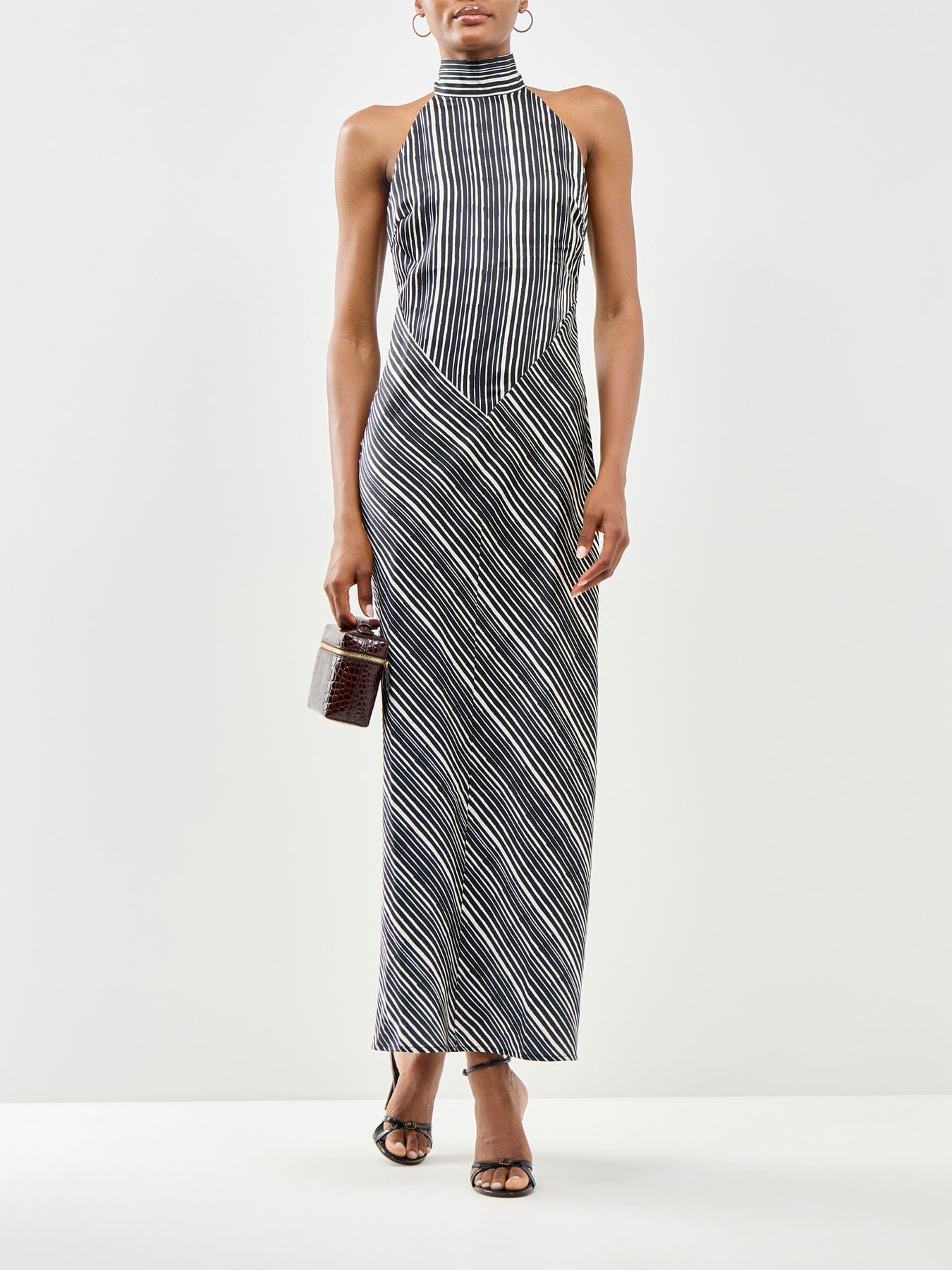 Pretty Lavish Jemima Cowl Neck Maxi Dress Black