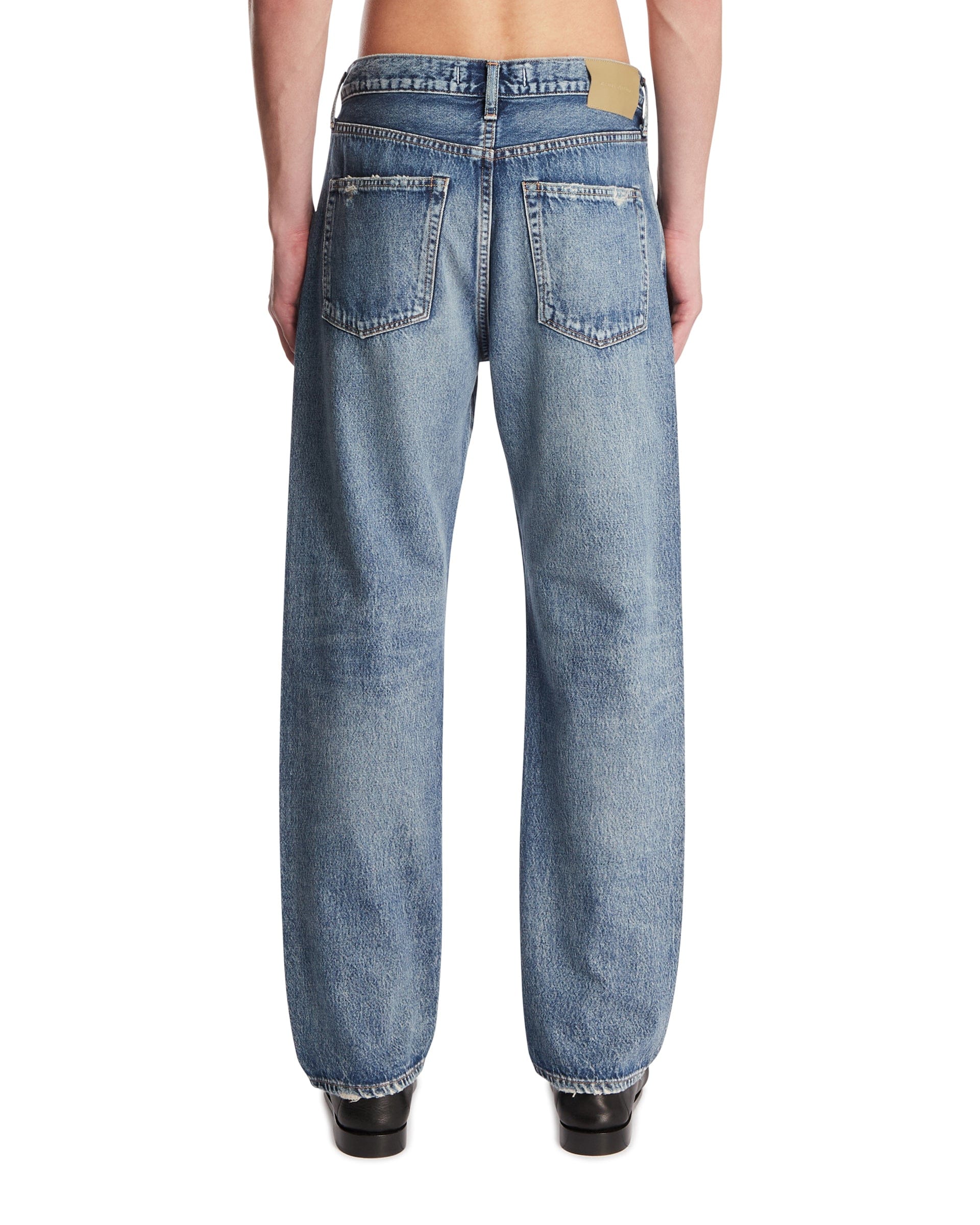 Needby Vintage Jeans A Cinque Tasche Blu