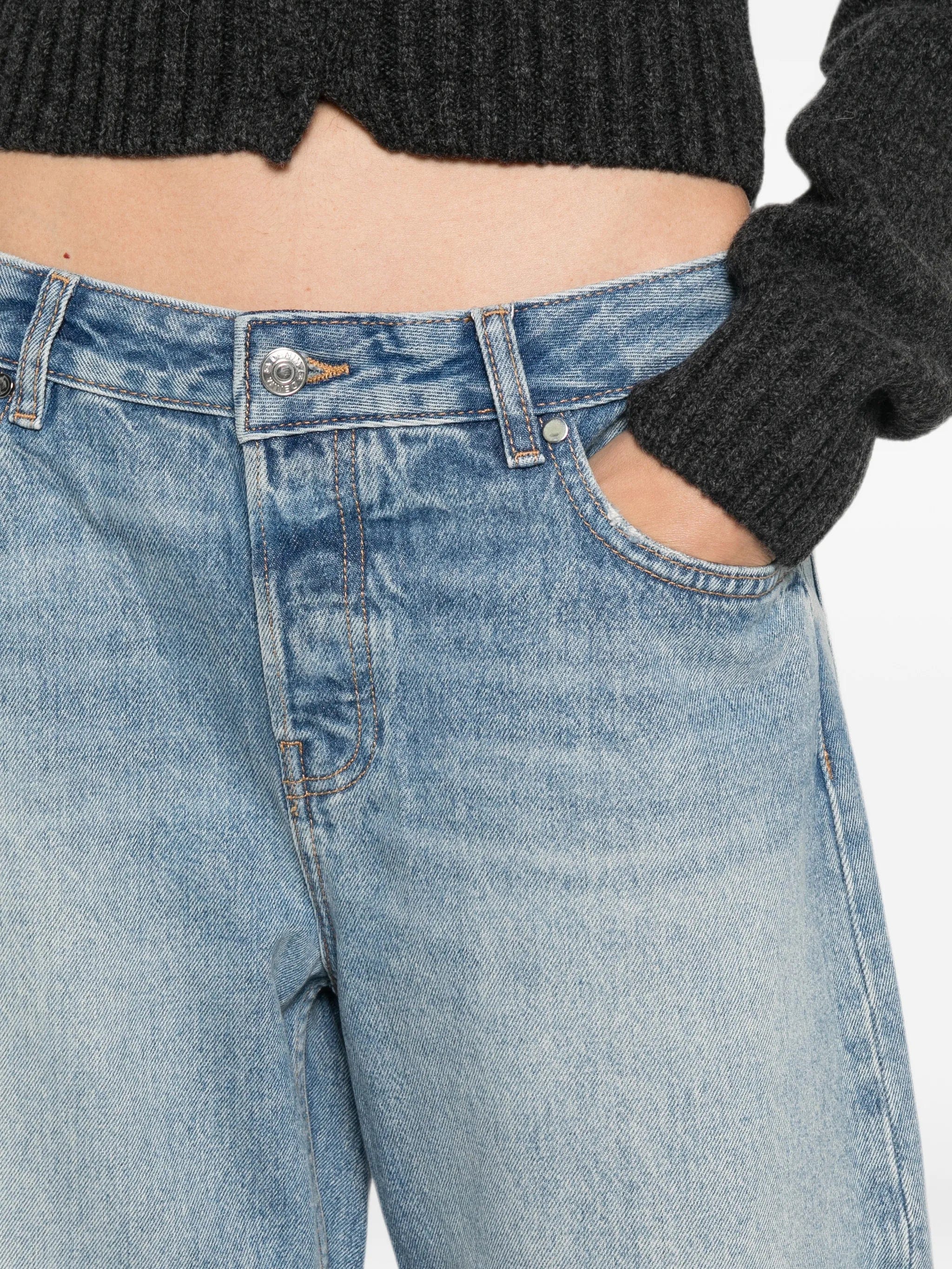 EB Denim shifter bowed jeans luca