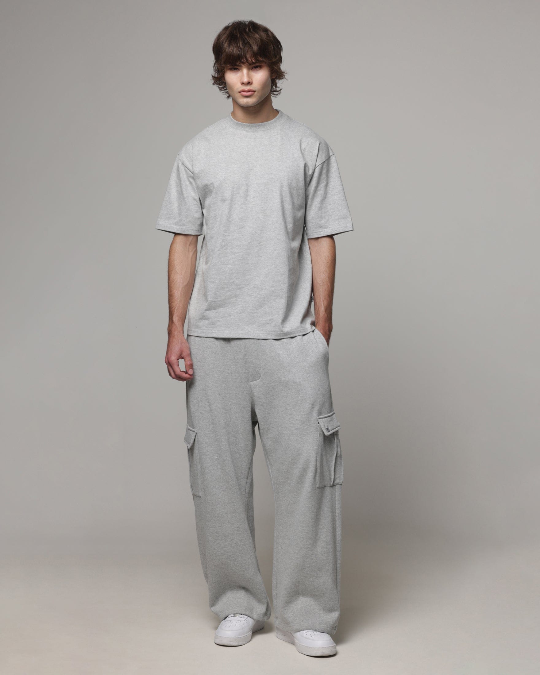 American Thrift Short Sleeve T - Shirt Grey Marle