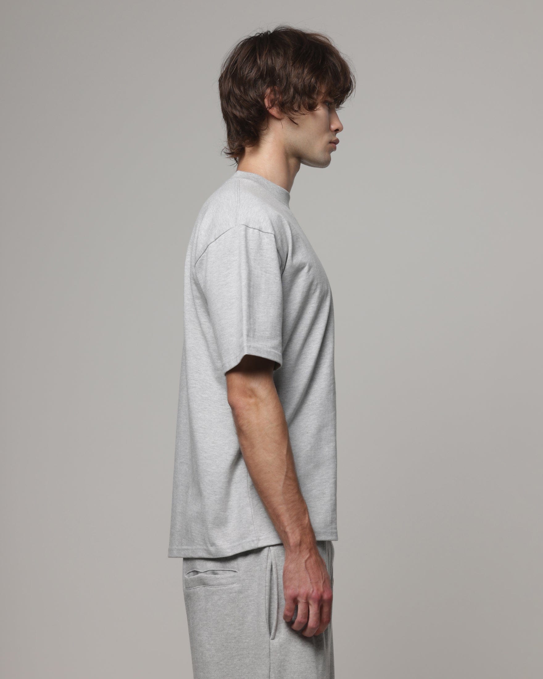 American Thrift Short Sleeve T - Shirt Grey Marle