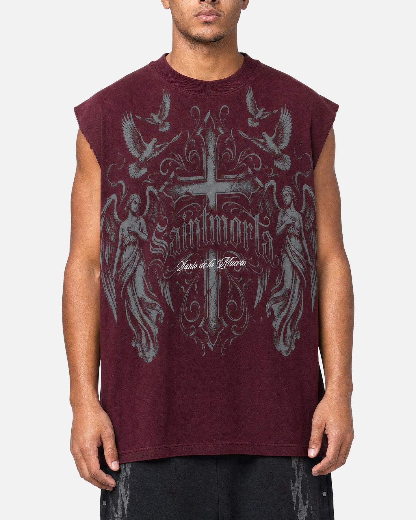 Saint Morta Renaissance Muscle T - Shirt Pigment Washed
