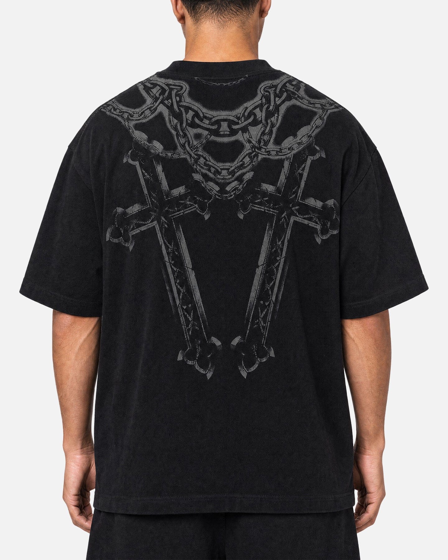 Saint Morta Renaissance Boxy T - Shirt Washed Black