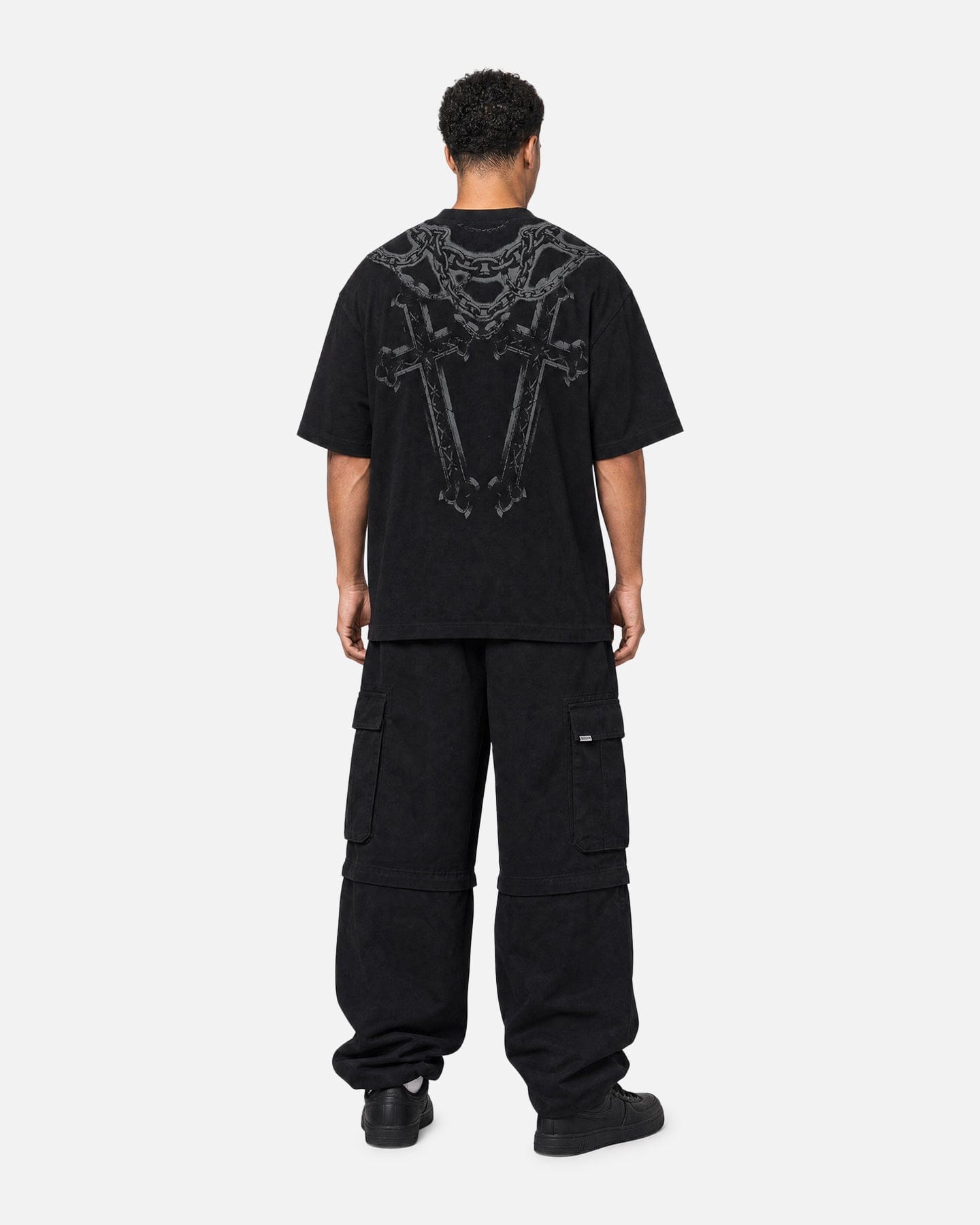 Saint Morta Renaissance Boxy T - Shirt Washed Black