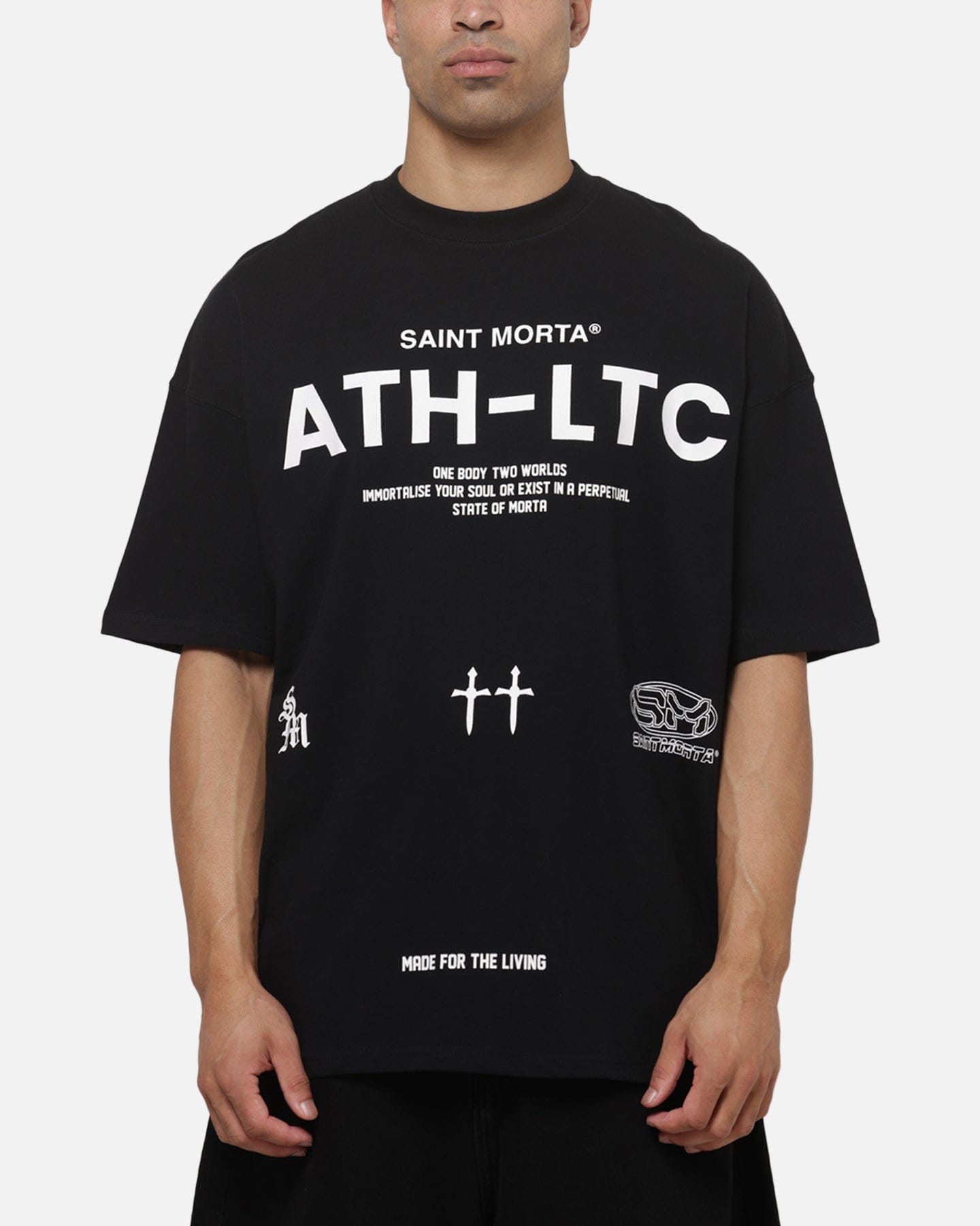 Saint Morta Athltc T - Shirt Black