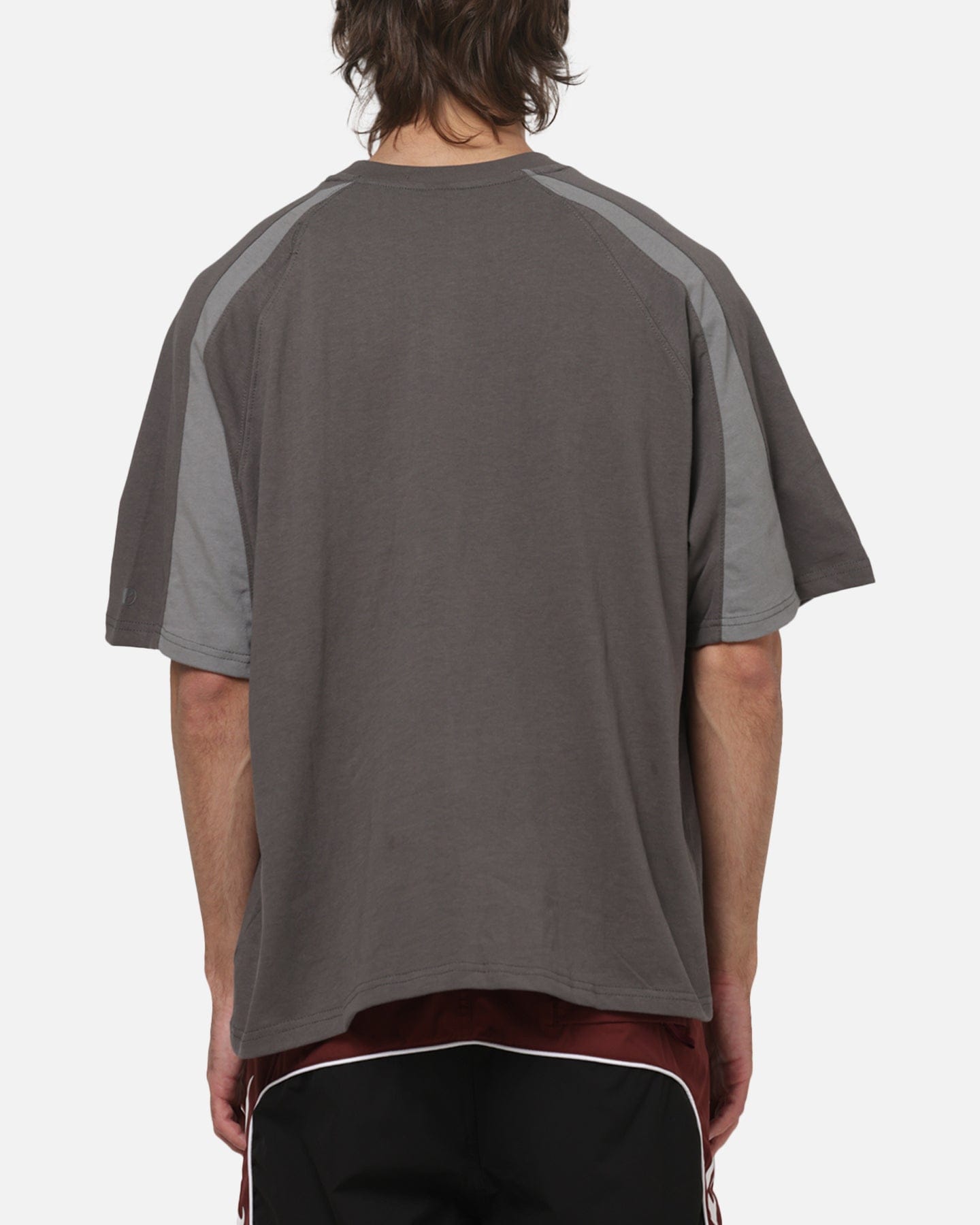 Worship Catharsis Box Crop Raglan T - Shirt Worn Black