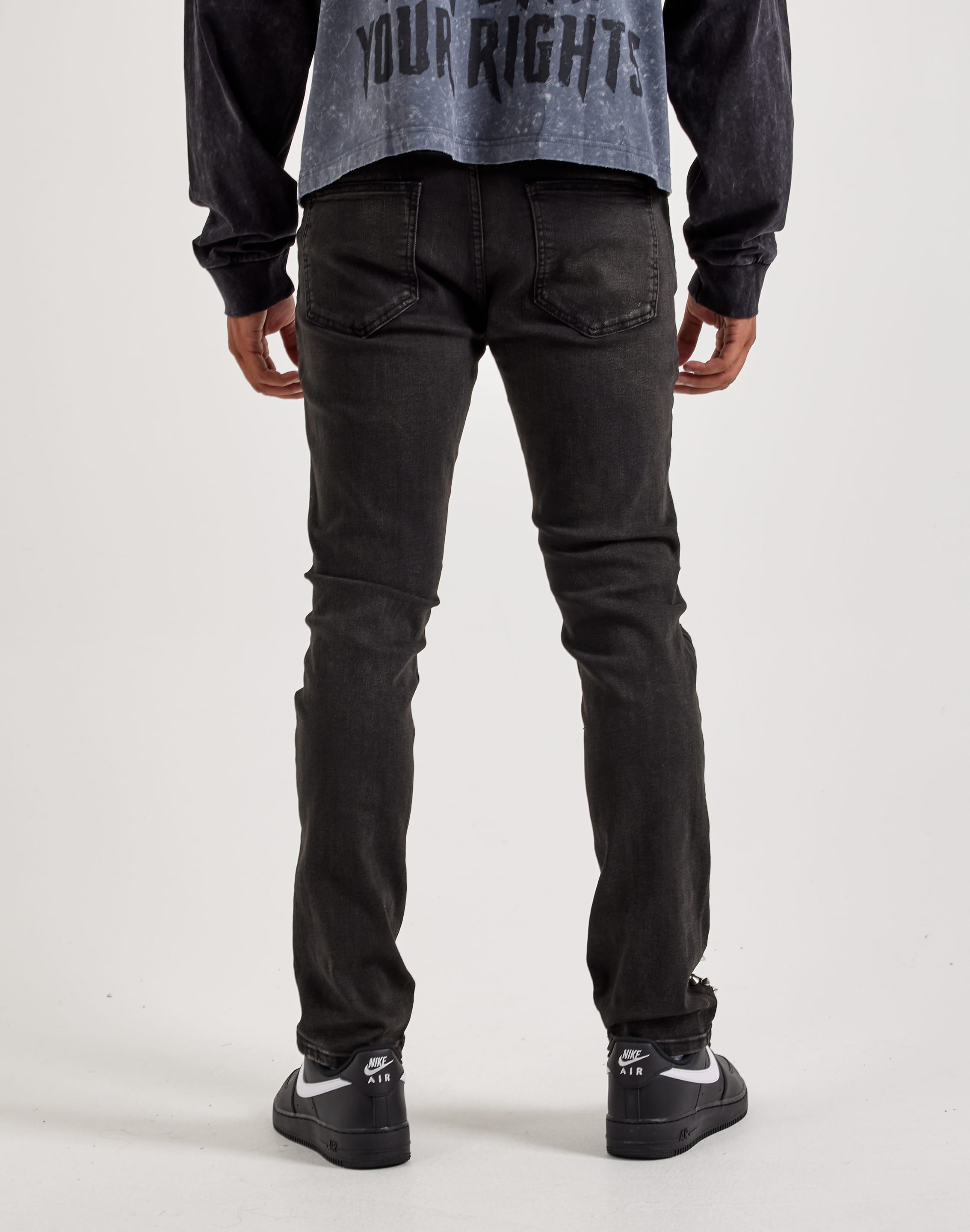 Waimea Slim Metal Stud Denim Jeans