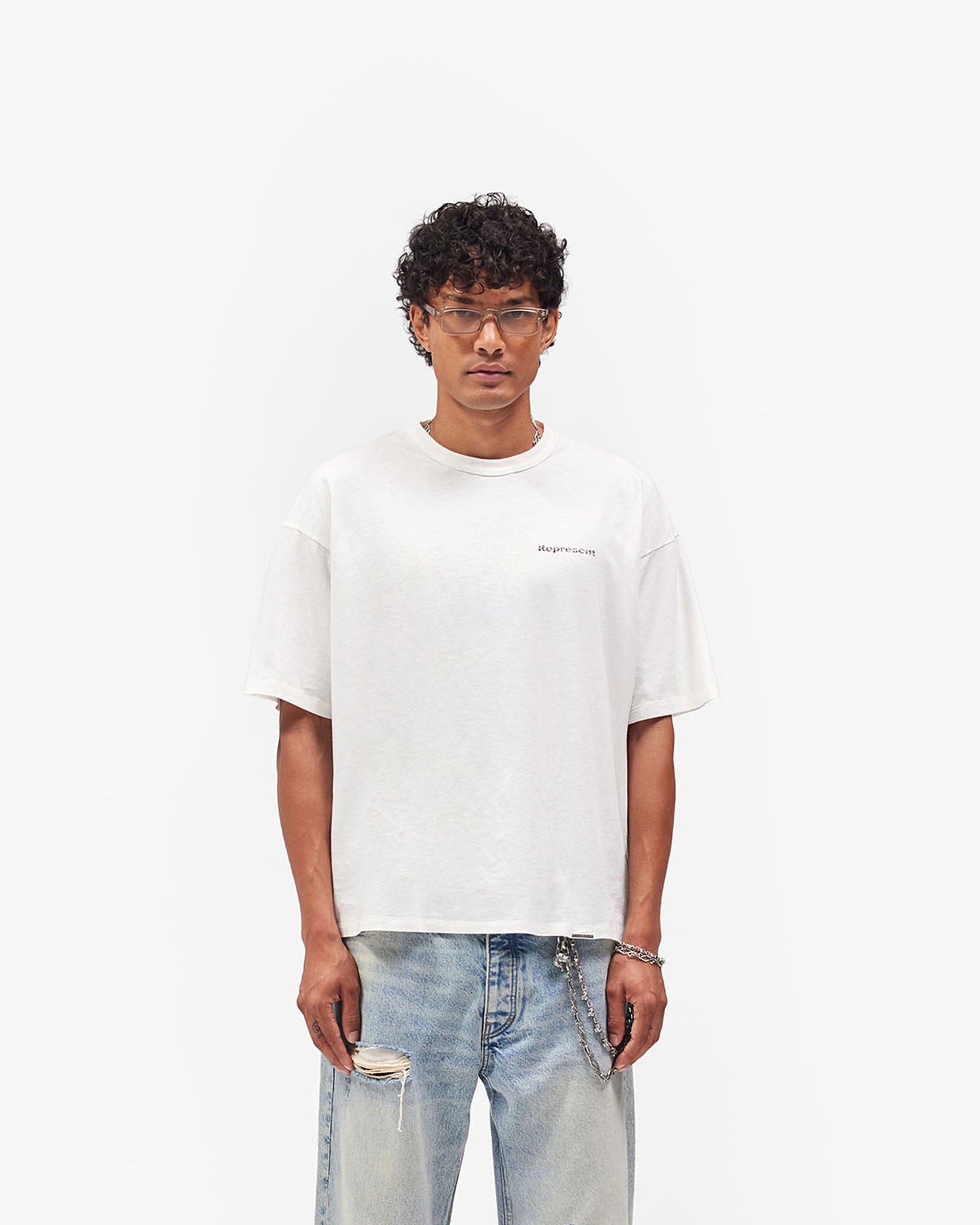 Logo Pack Lowercase Logo T - Shirt - Flat White