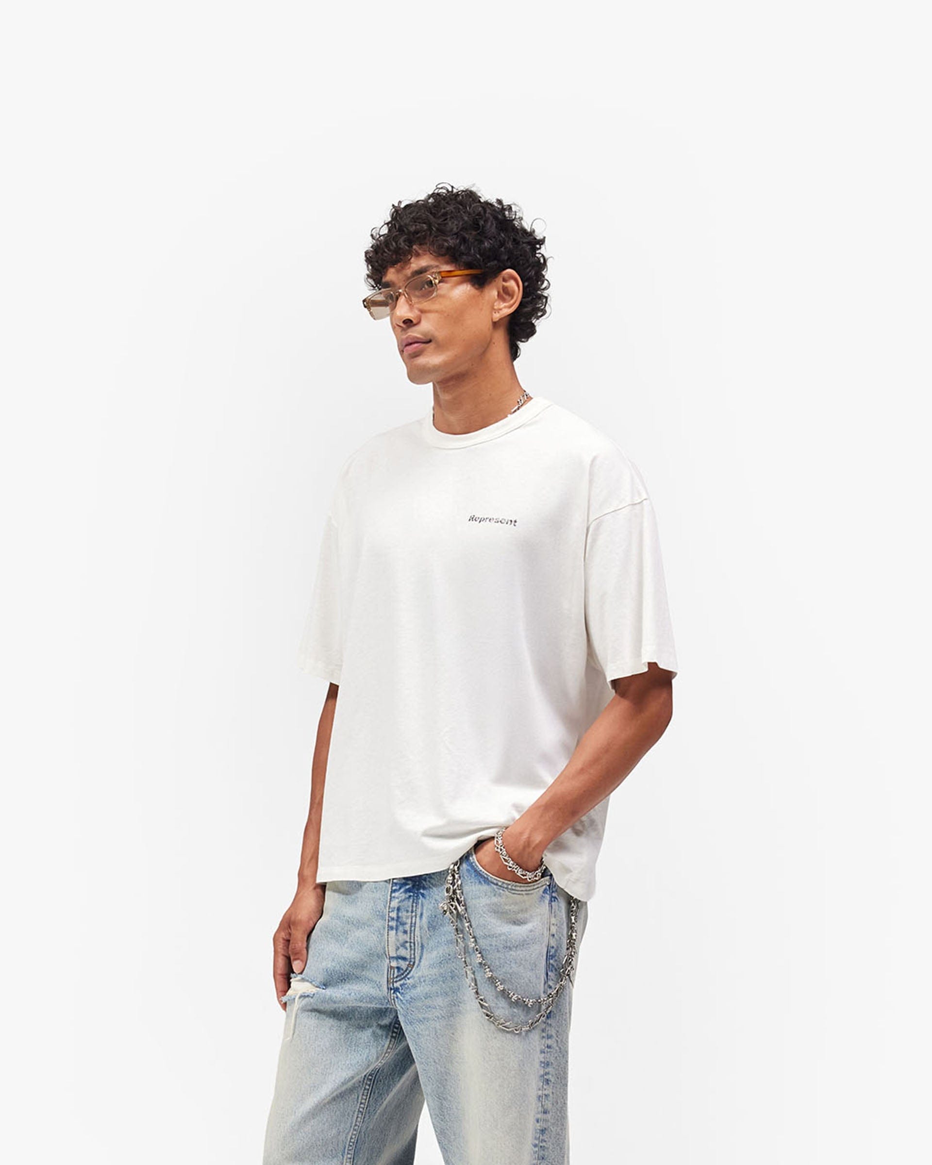 Logo Pack Lowercase Logo T - Shirt - Flat White