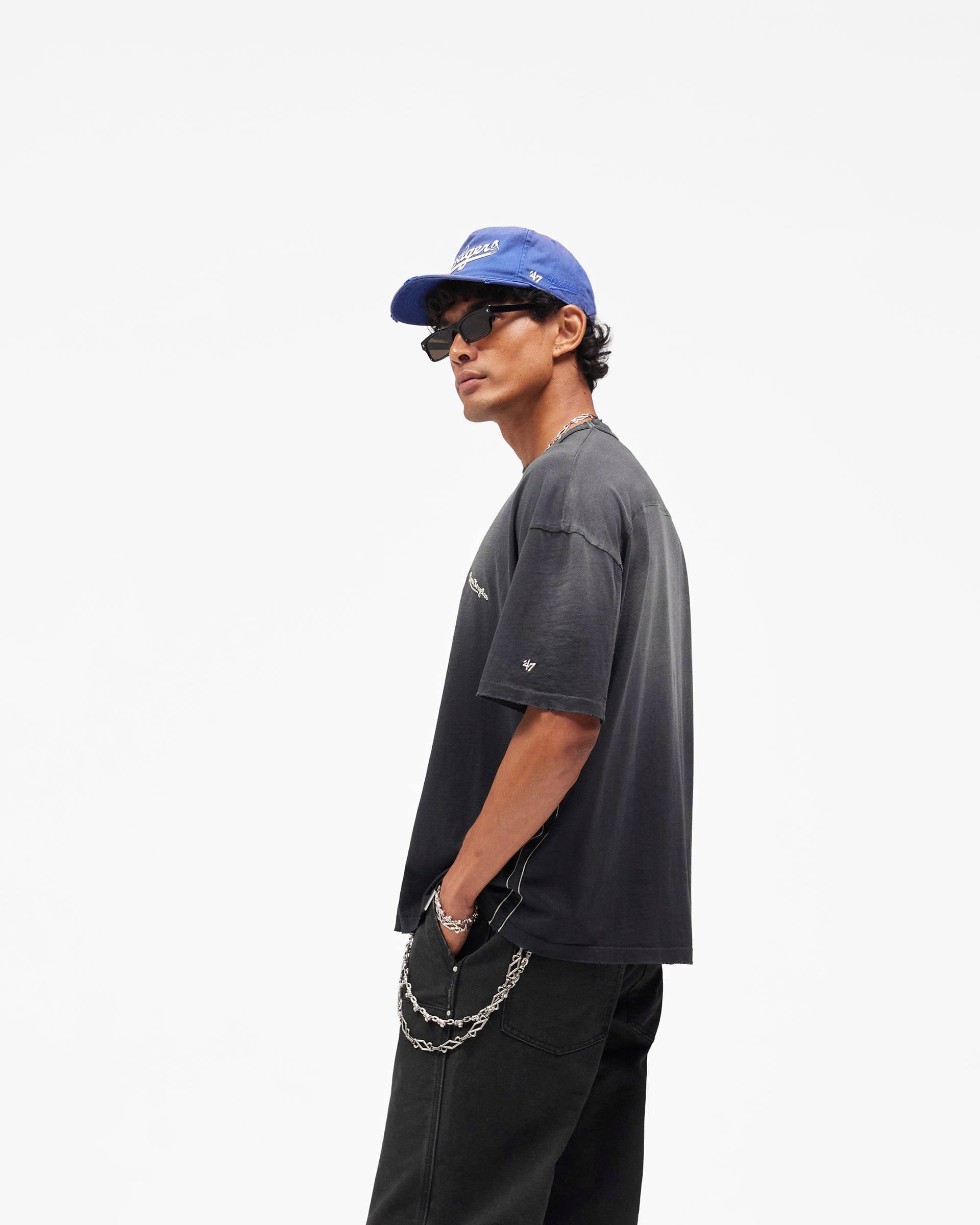 Exclusives Los Angeles Dodgers x Represent T - Shirt - Stained Black