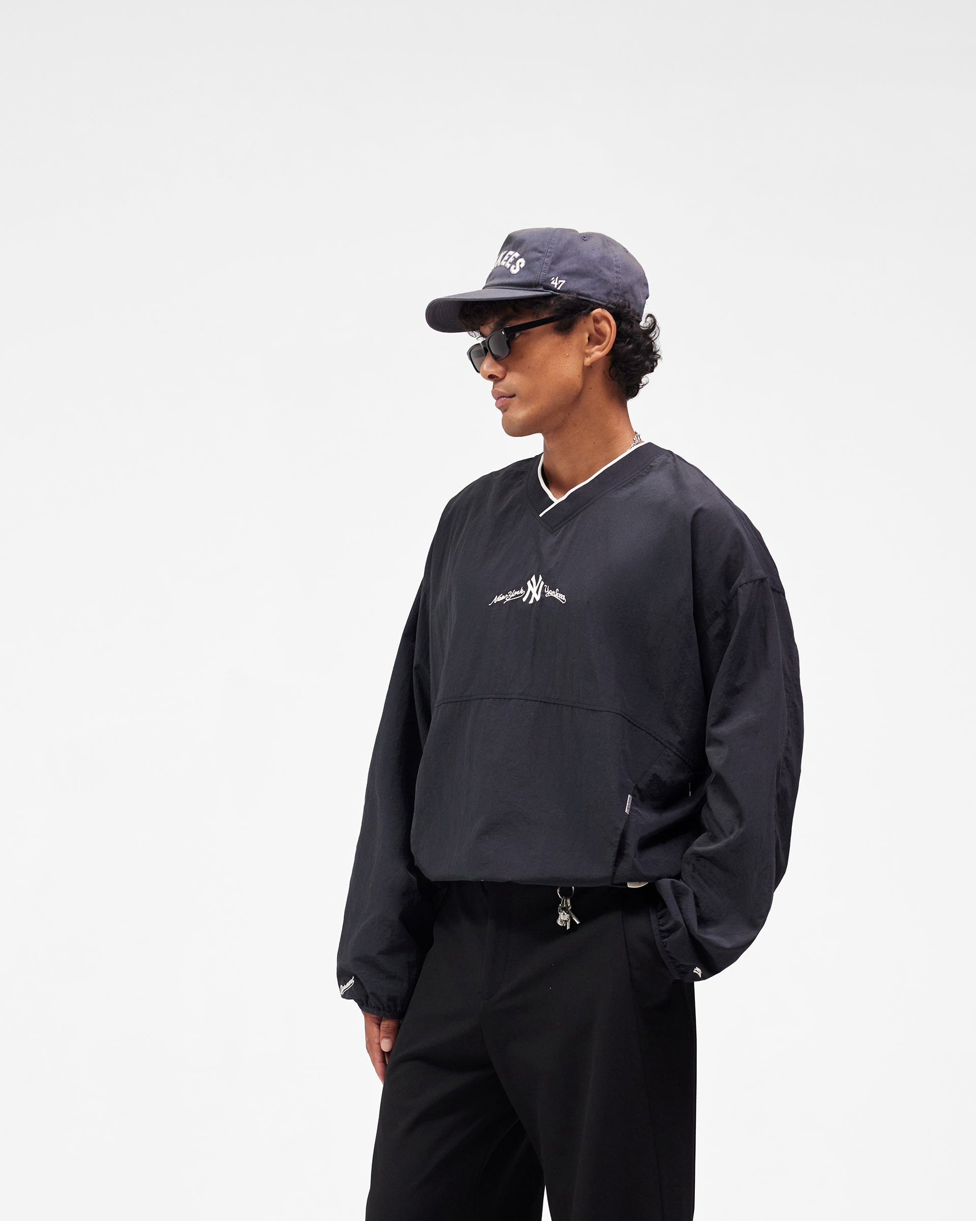 Exclusives New York Yankees x Represent Nylon Pullover - Faded Black