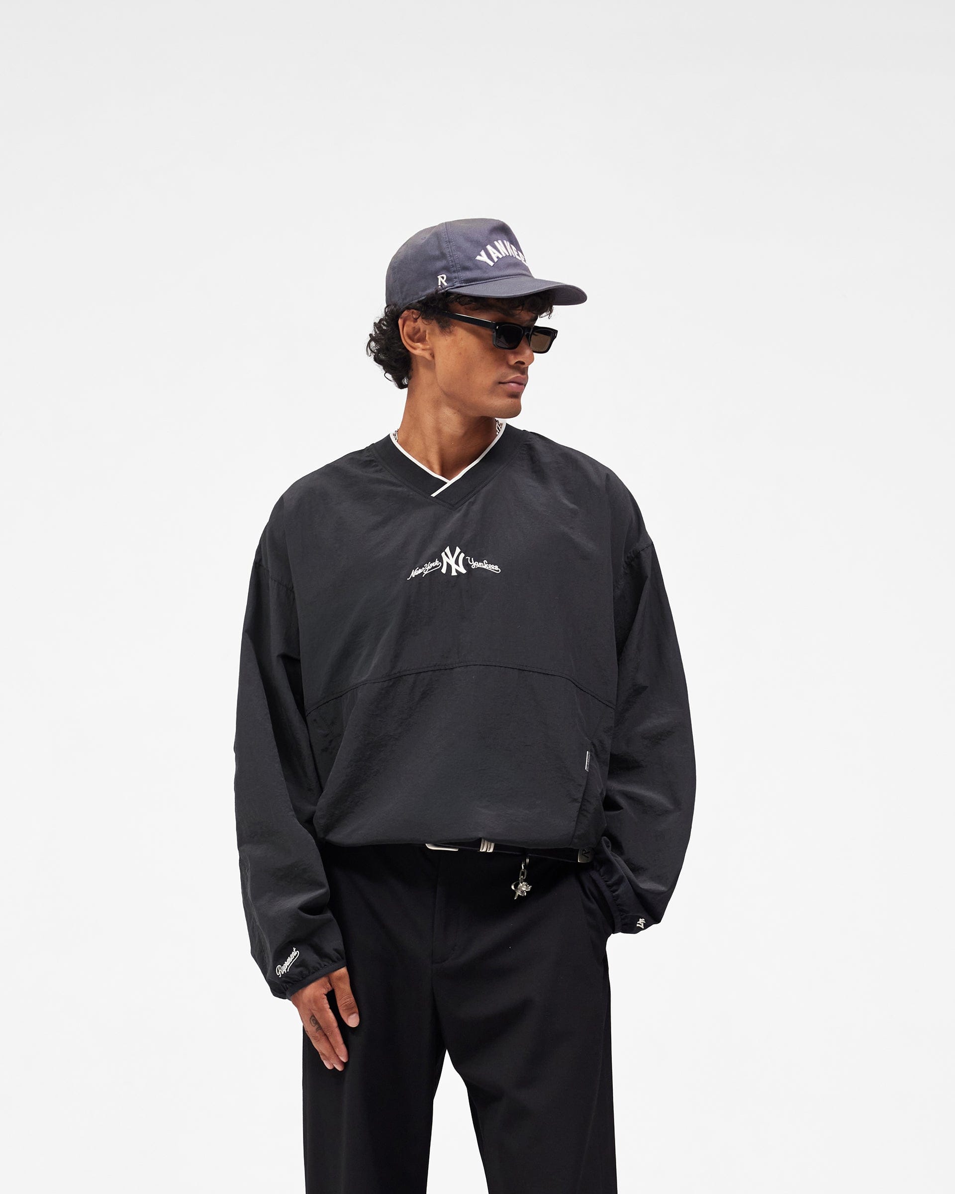 Exclusives New York Yankees x Represent Nylon Pullover - Faded Black