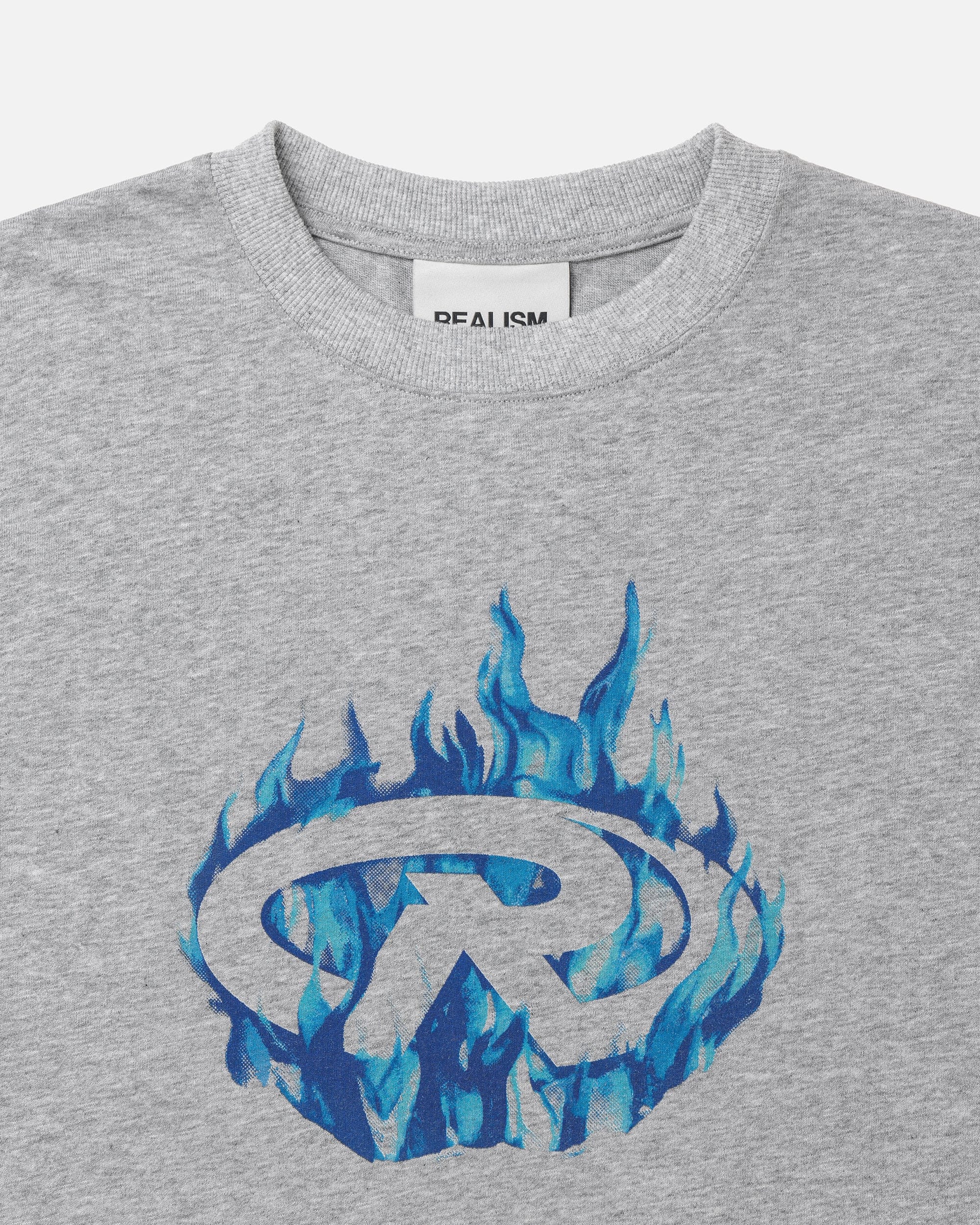 Realism SSS REALISM BLUE BLAZE T-Shirt GREY MARLE