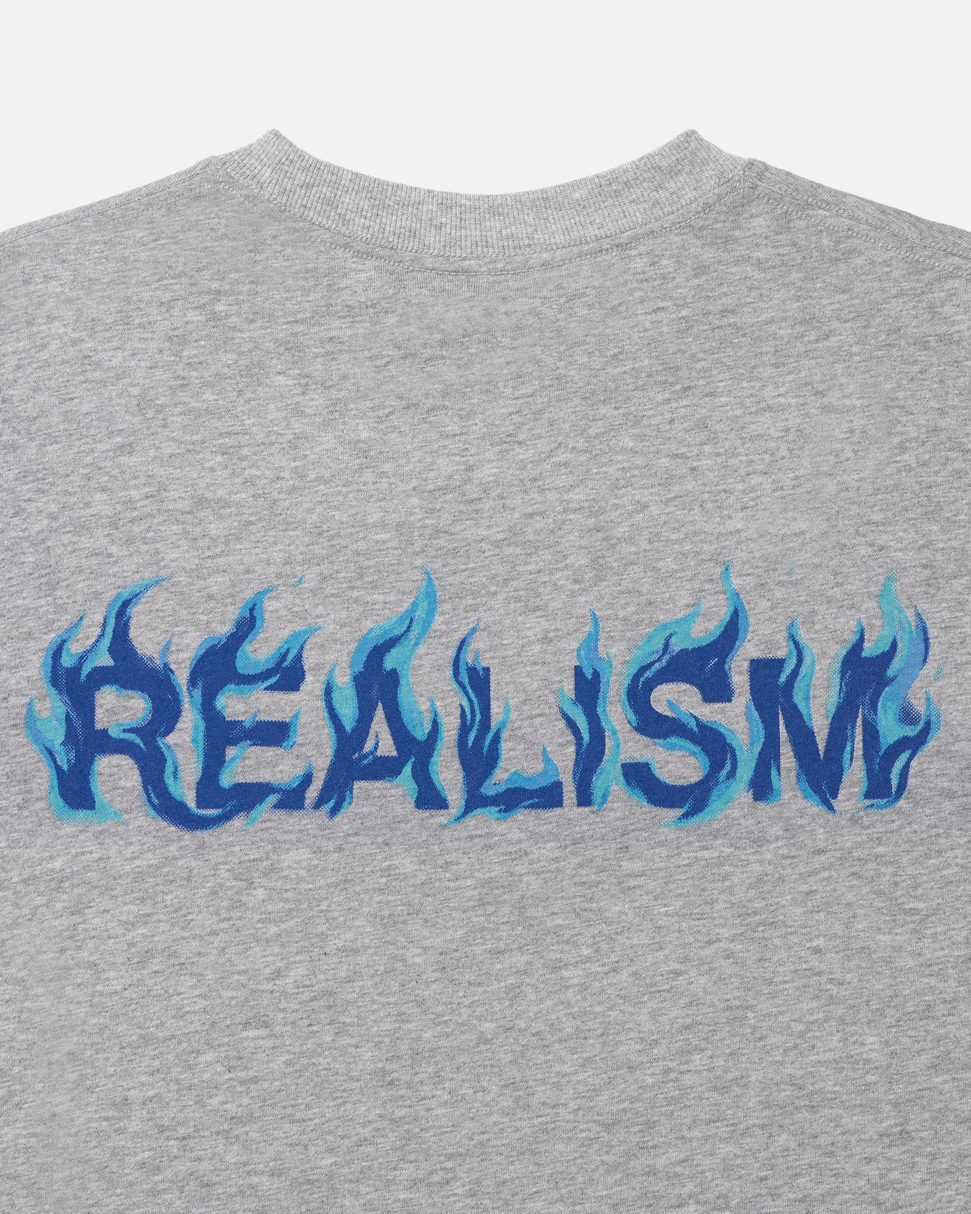 Realism SSS REALISM BLUE BLAZE T-Shirt GREY MARLE