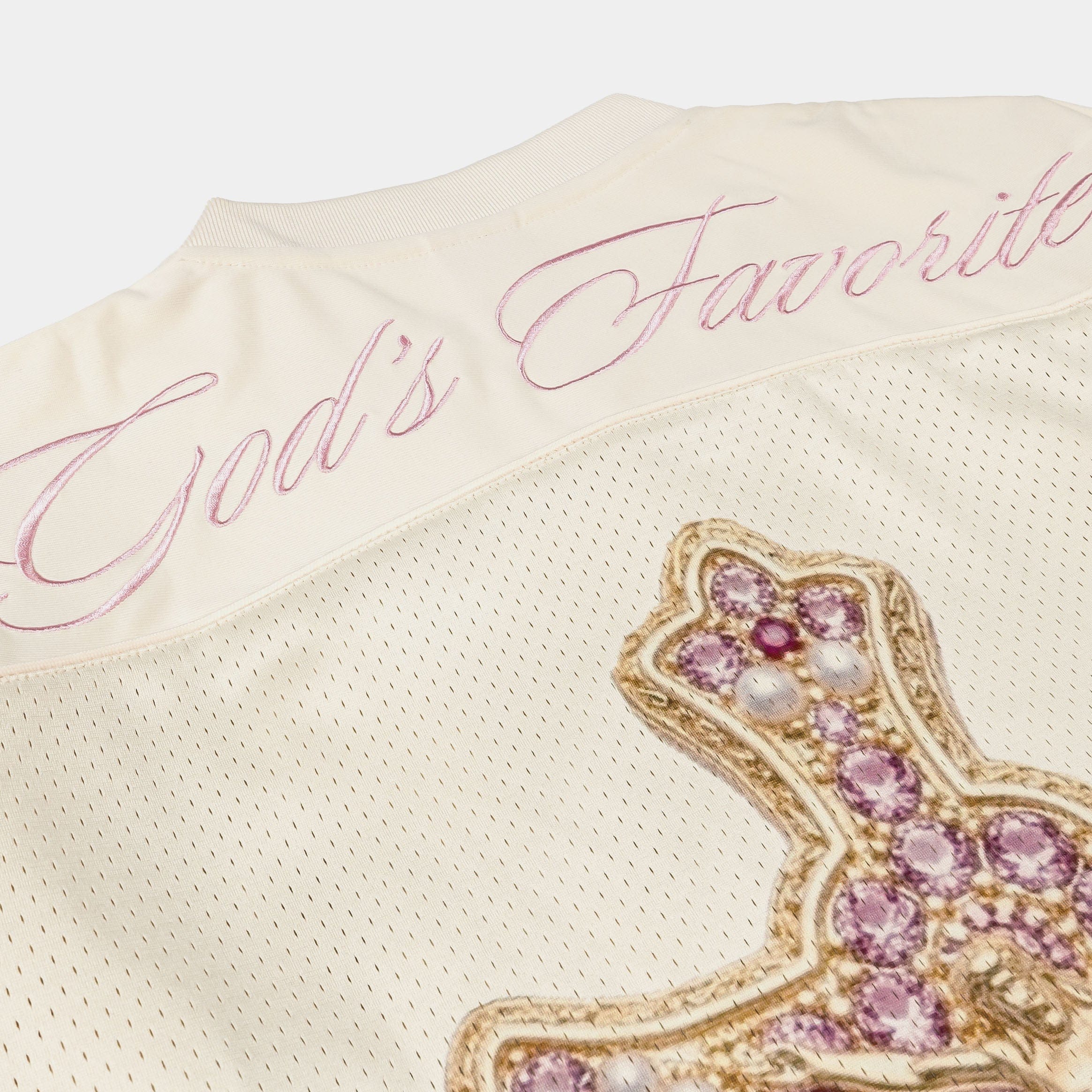 Original SIN Angels Mesh Womens Jersey (Cream/Pink)