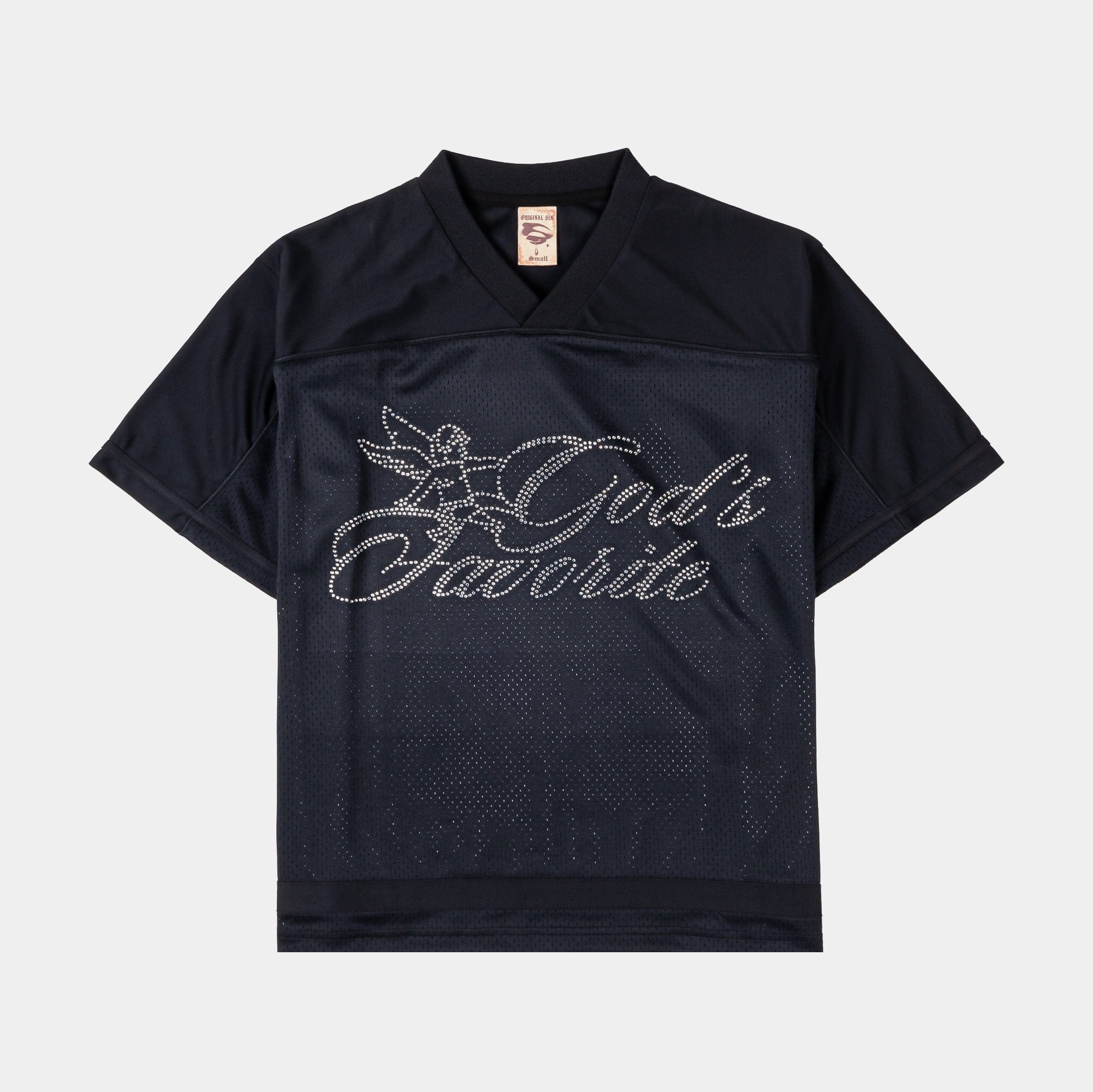 Original SIN Gods Favorite Mesh Womens Jersey (Black/Silver)