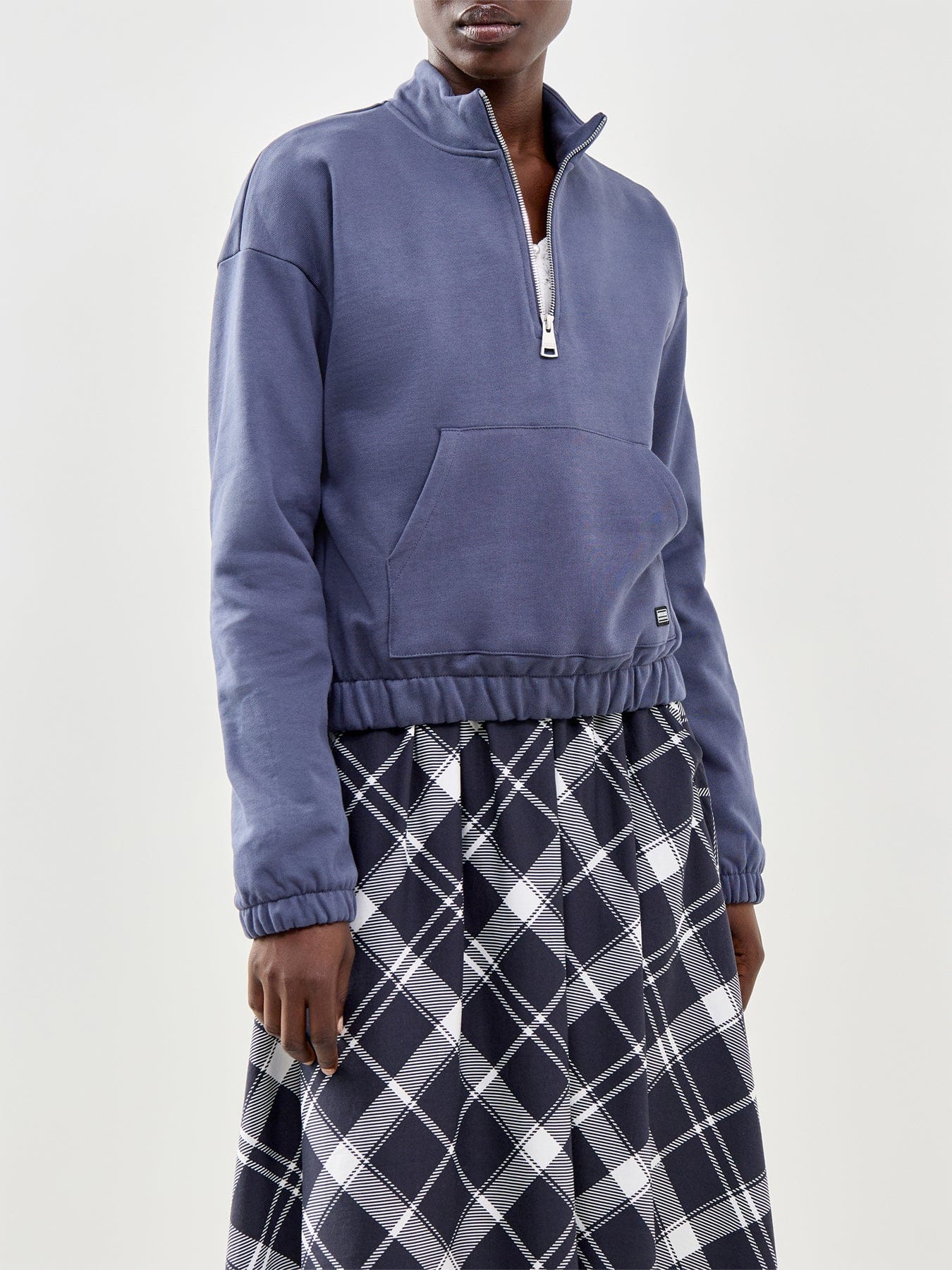 Barbour International Nova Half Zip Sweatshirt Navy