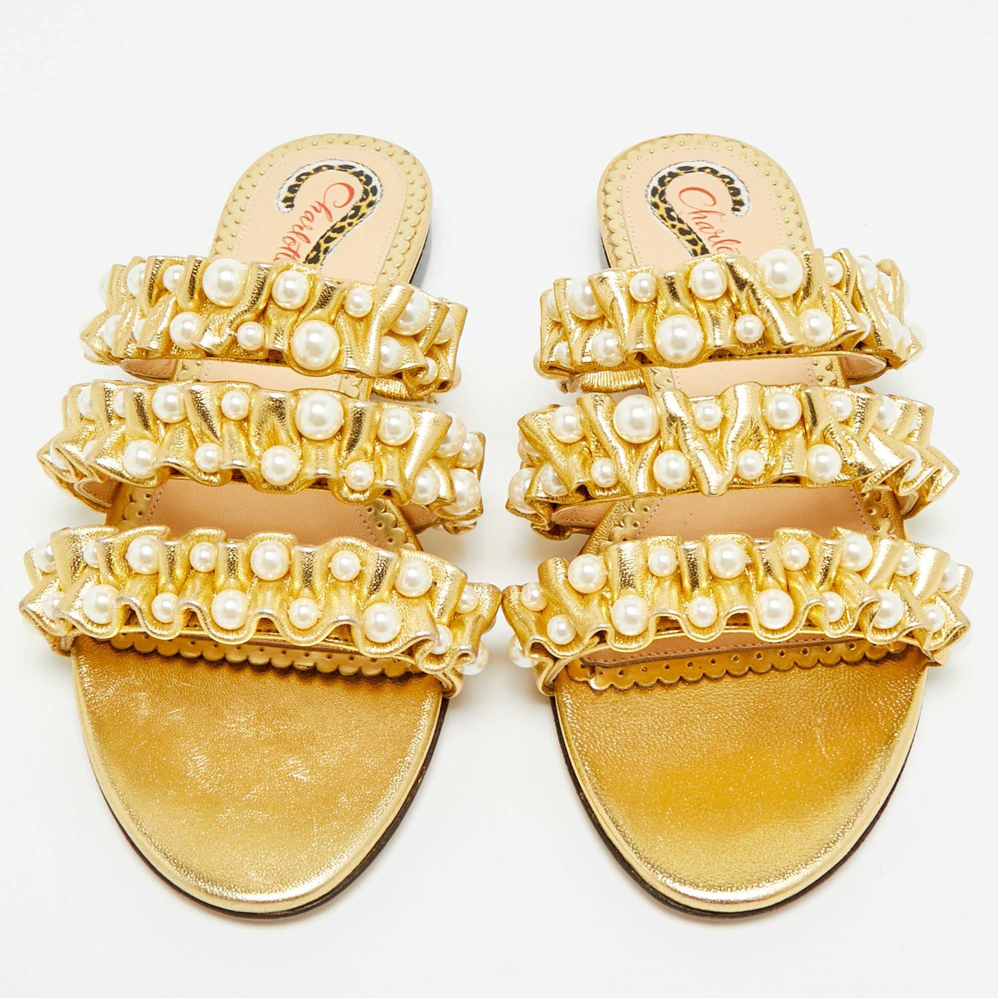 Charlotte Olympia Pearl Embellished