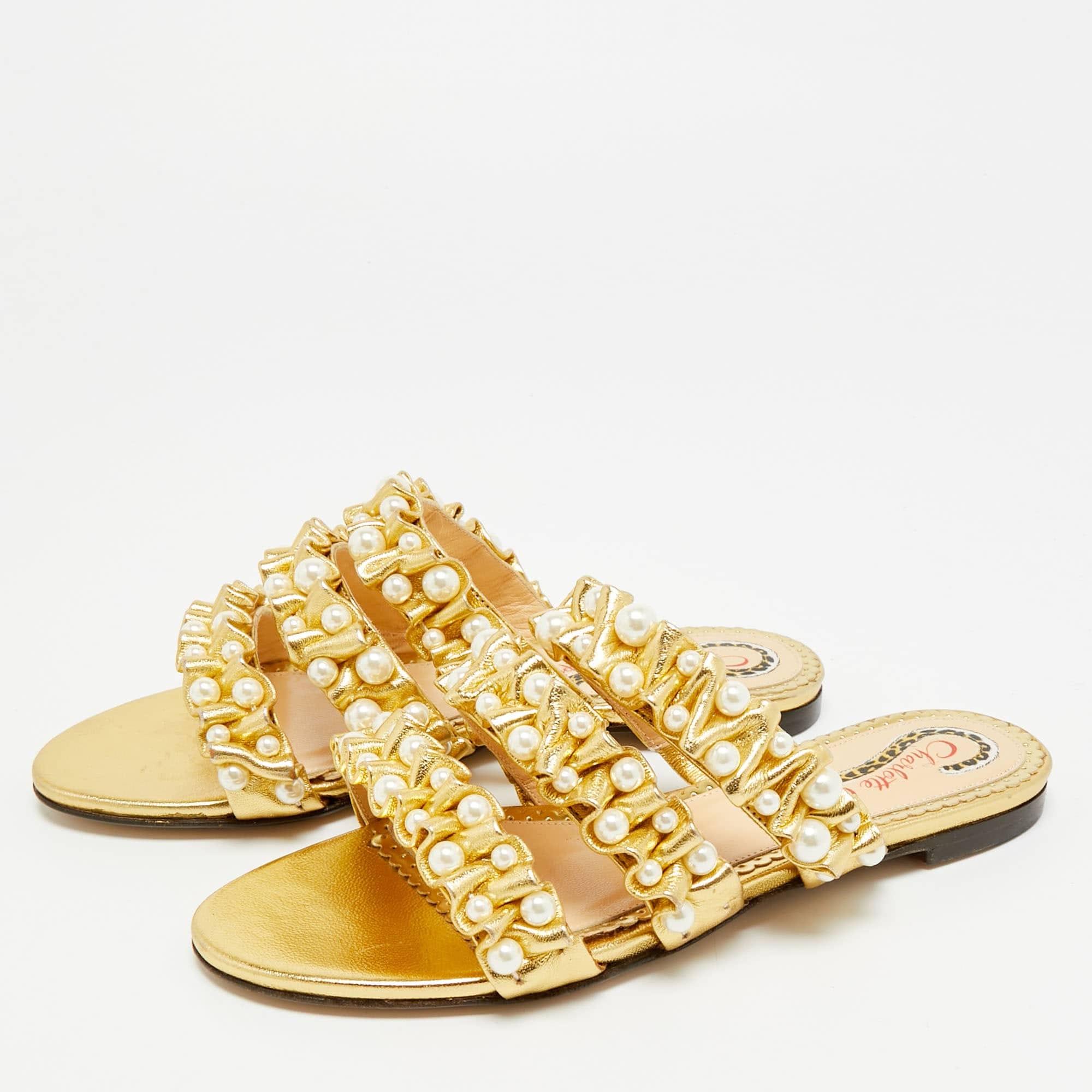 Charlotte Olympia Pearl Embellished