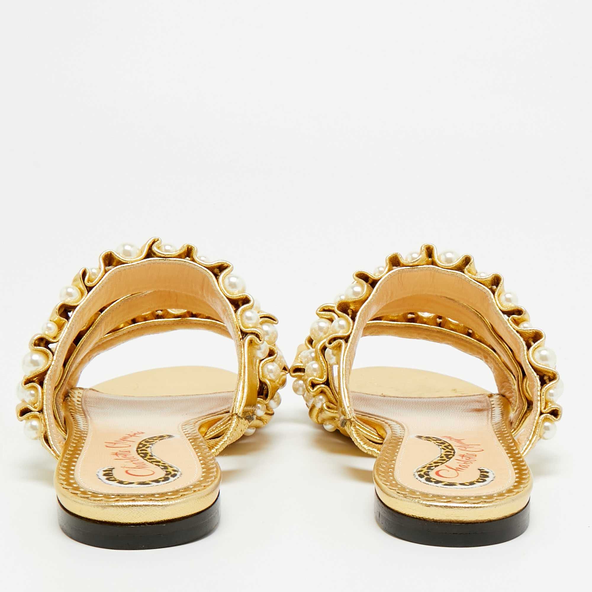 Charlotte Olympia Pearl Embellished