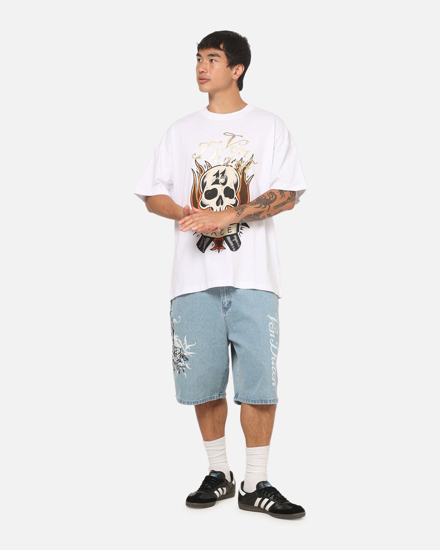 Von Dutch Race 13 T - Shirt White