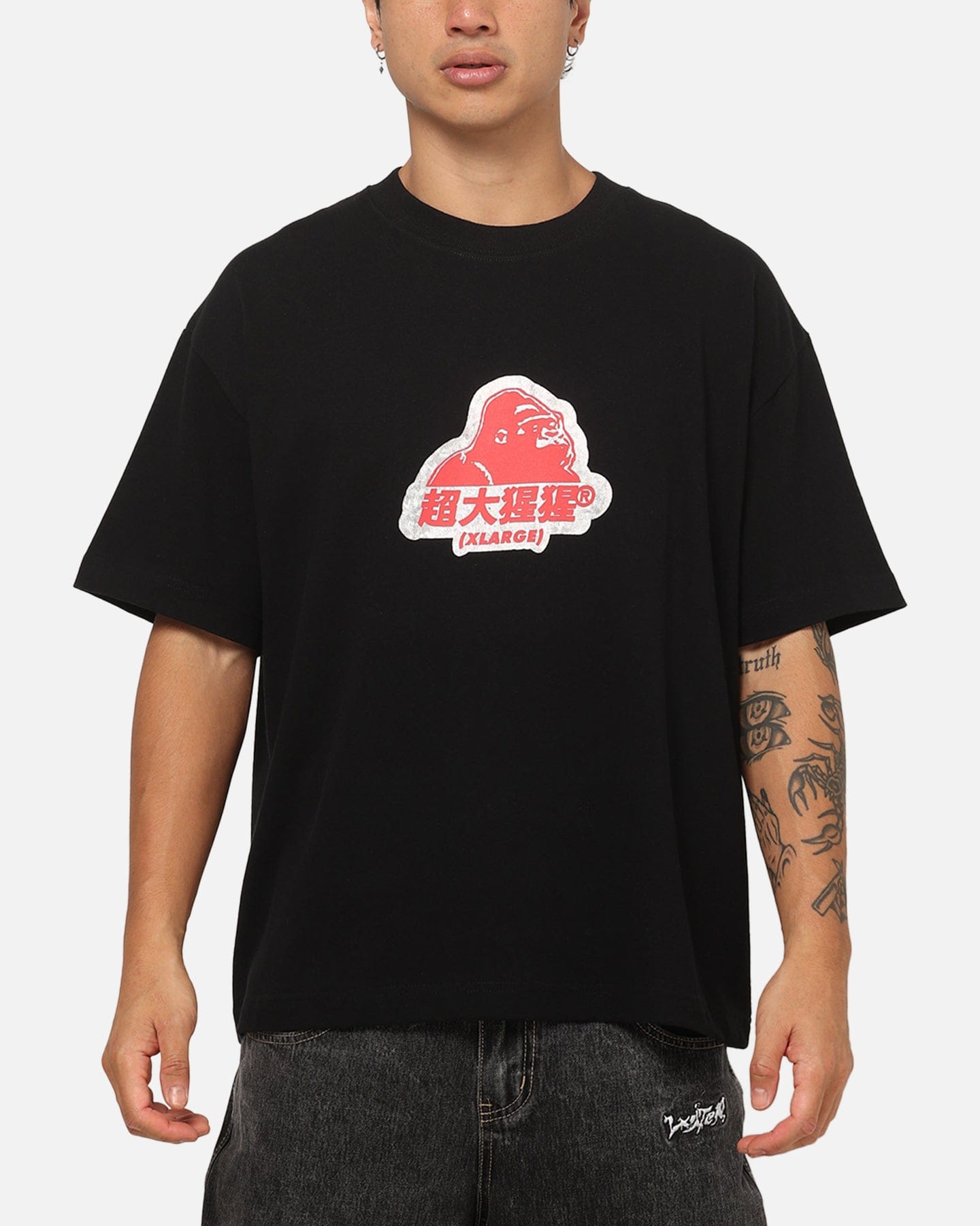 X - Large Translate Gorilla Fit T - Shirt Black