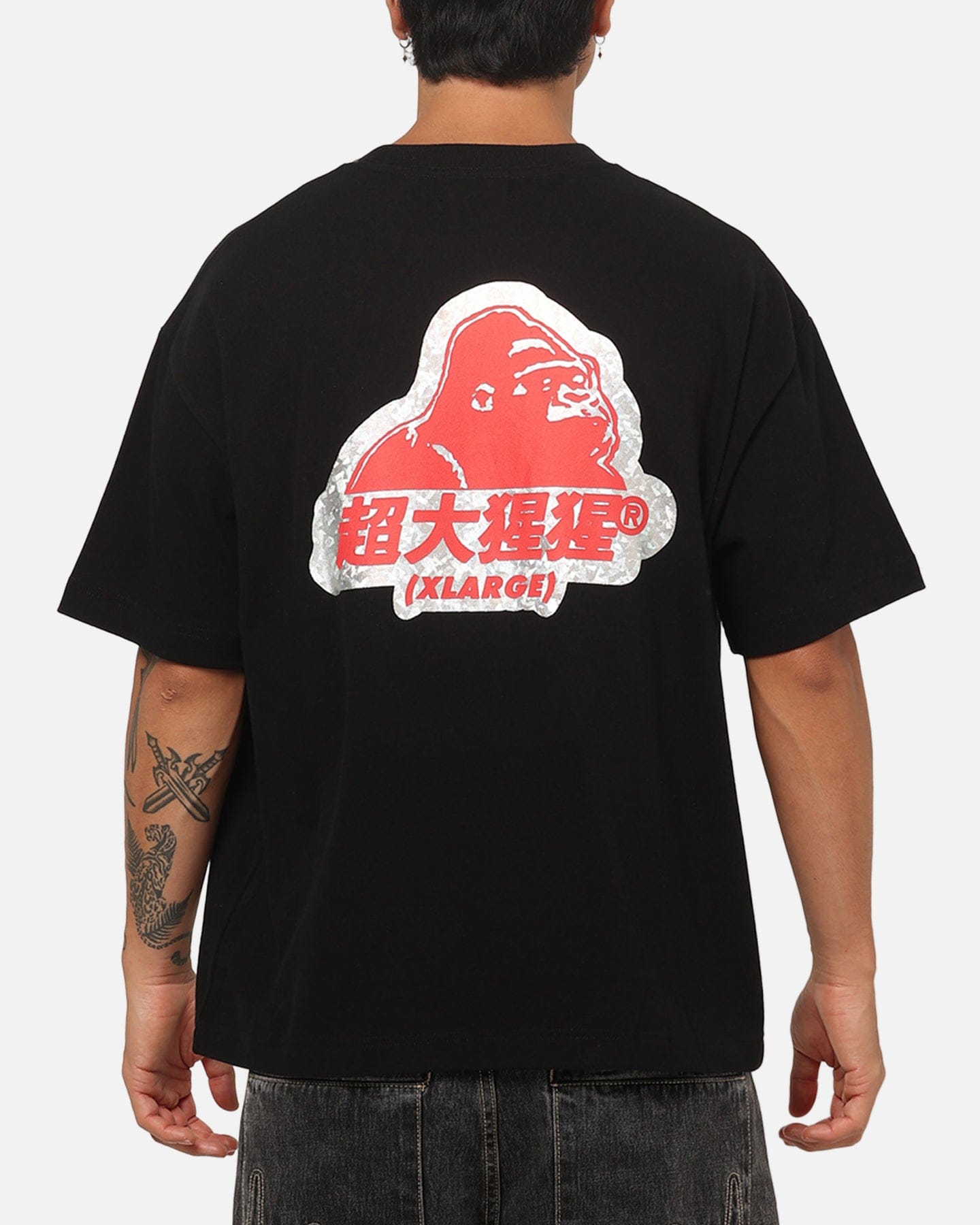 X - Large Translate Gorilla Fit T - Shirt Black