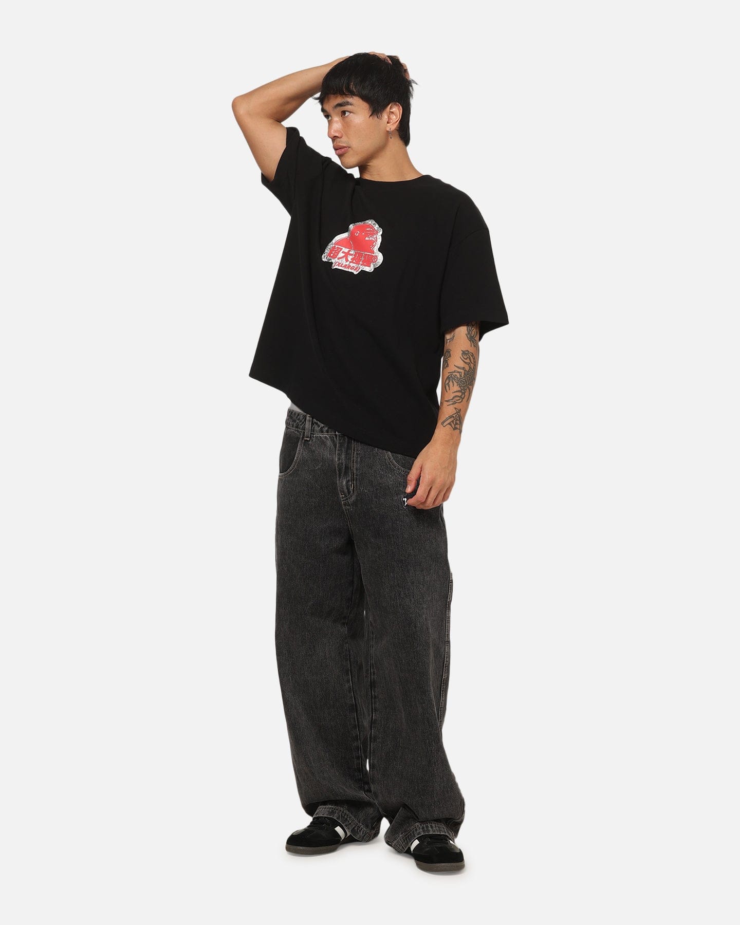 X - Large Translate Gorilla Fit T - Shirt Black