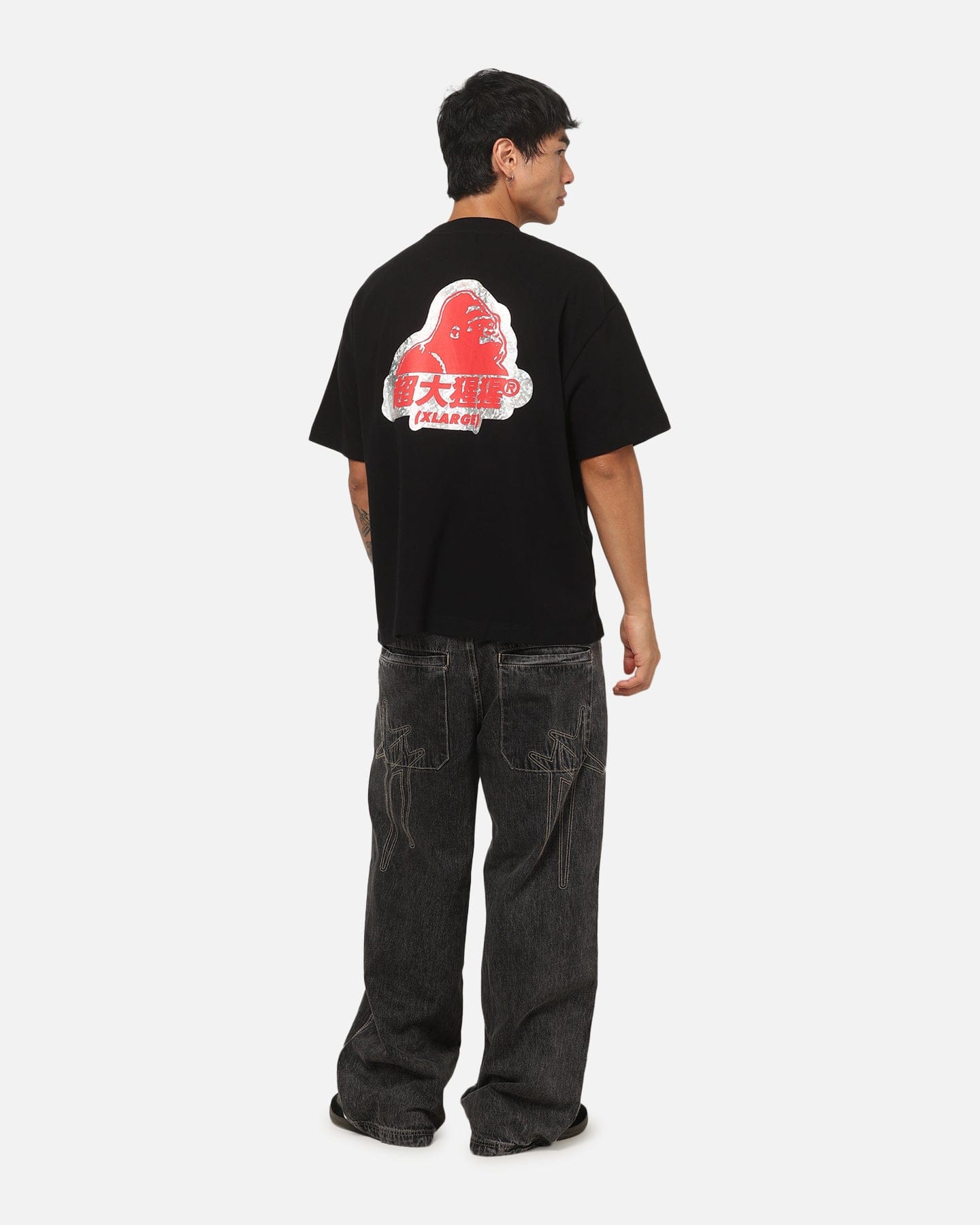 X - Large Translate Gorilla Fit T - Shirt Black