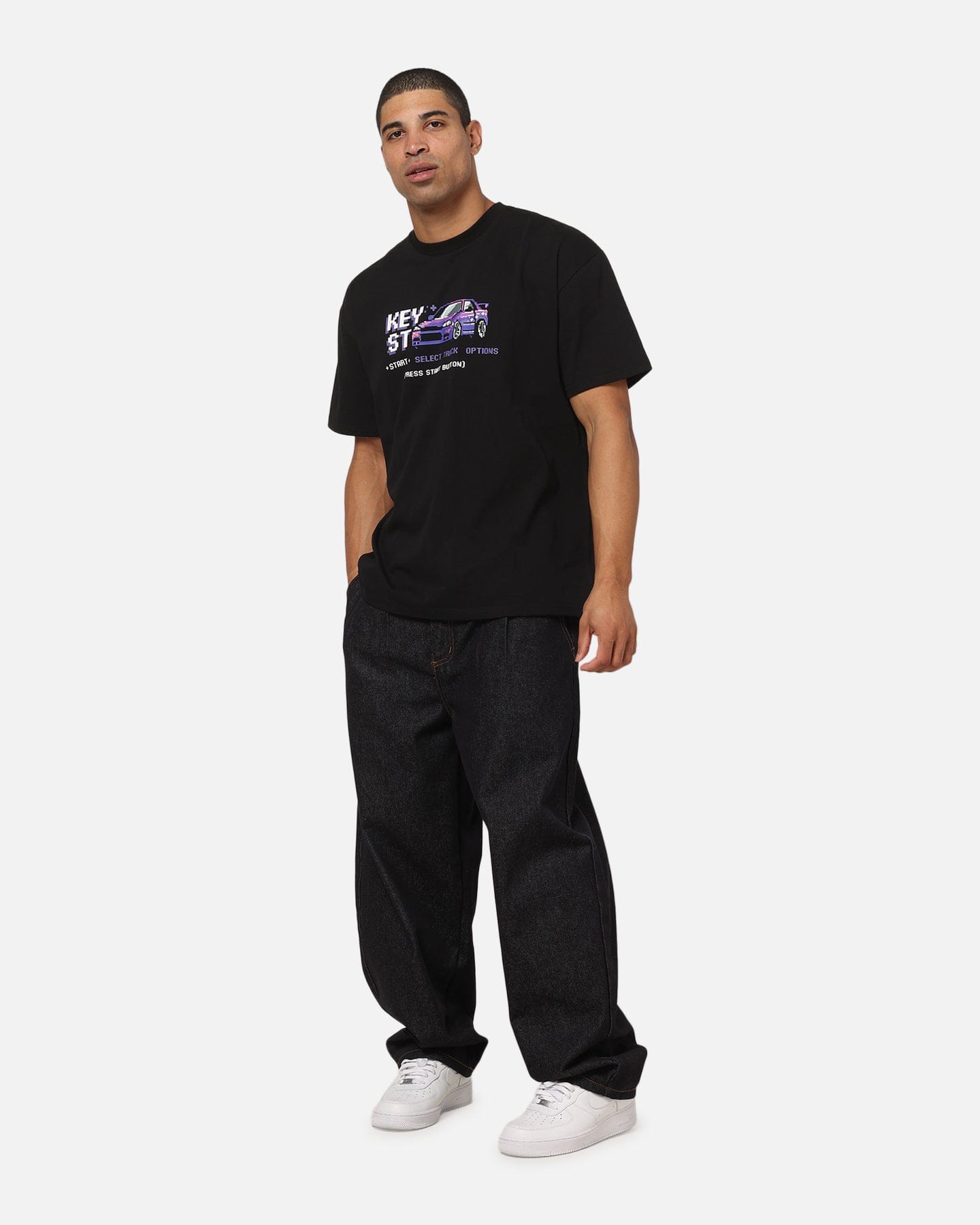 KEY Street 16 Bit Heavy T - Shirt Black