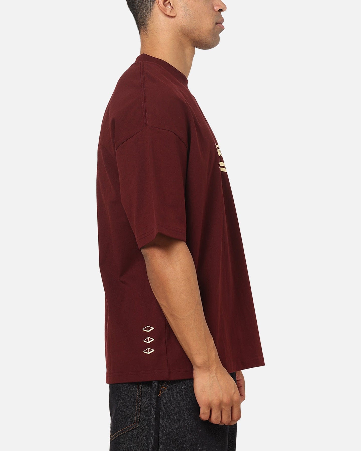 Vouseti Golf Wave T - Shirt Dark Plum