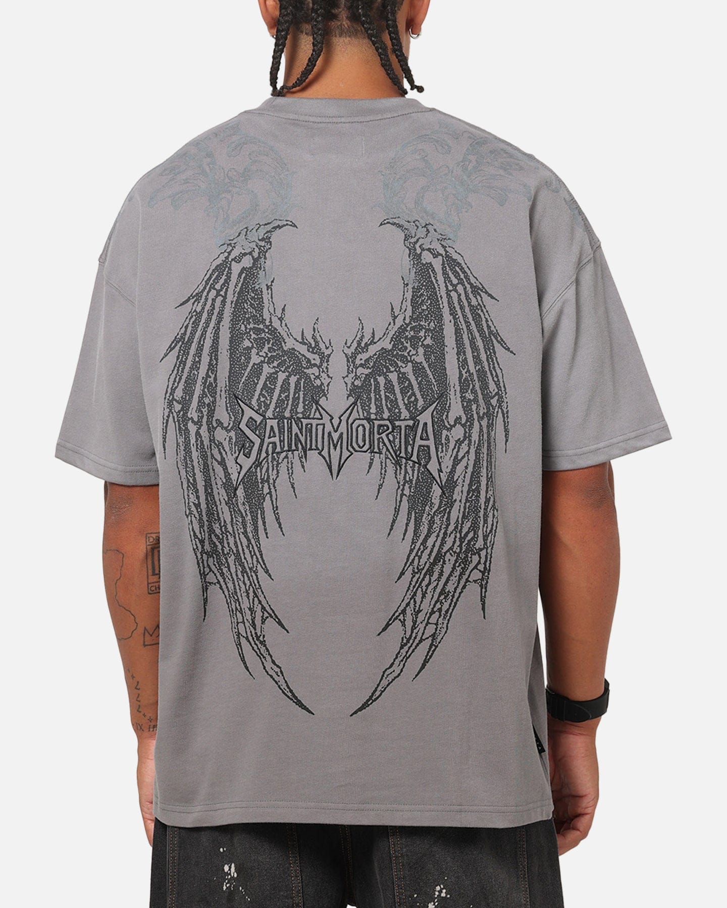 Saint Morta Matriarch Boxy T - Shirt Pigment Washed