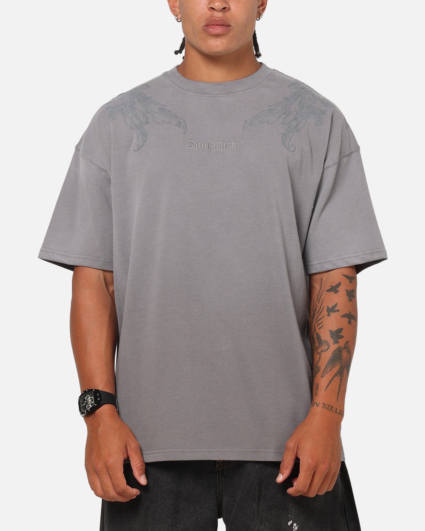 Saint Morta Matriarch Boxy T - Shirt Pigment Washed