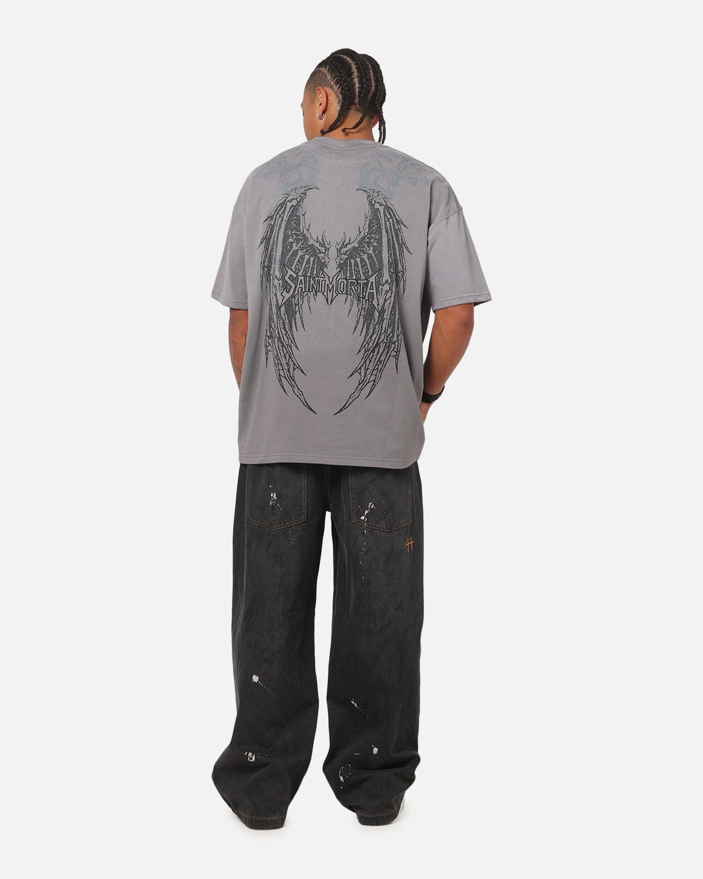 Saint Morta Matriarch Boxy T - Shirt Pigment Washed