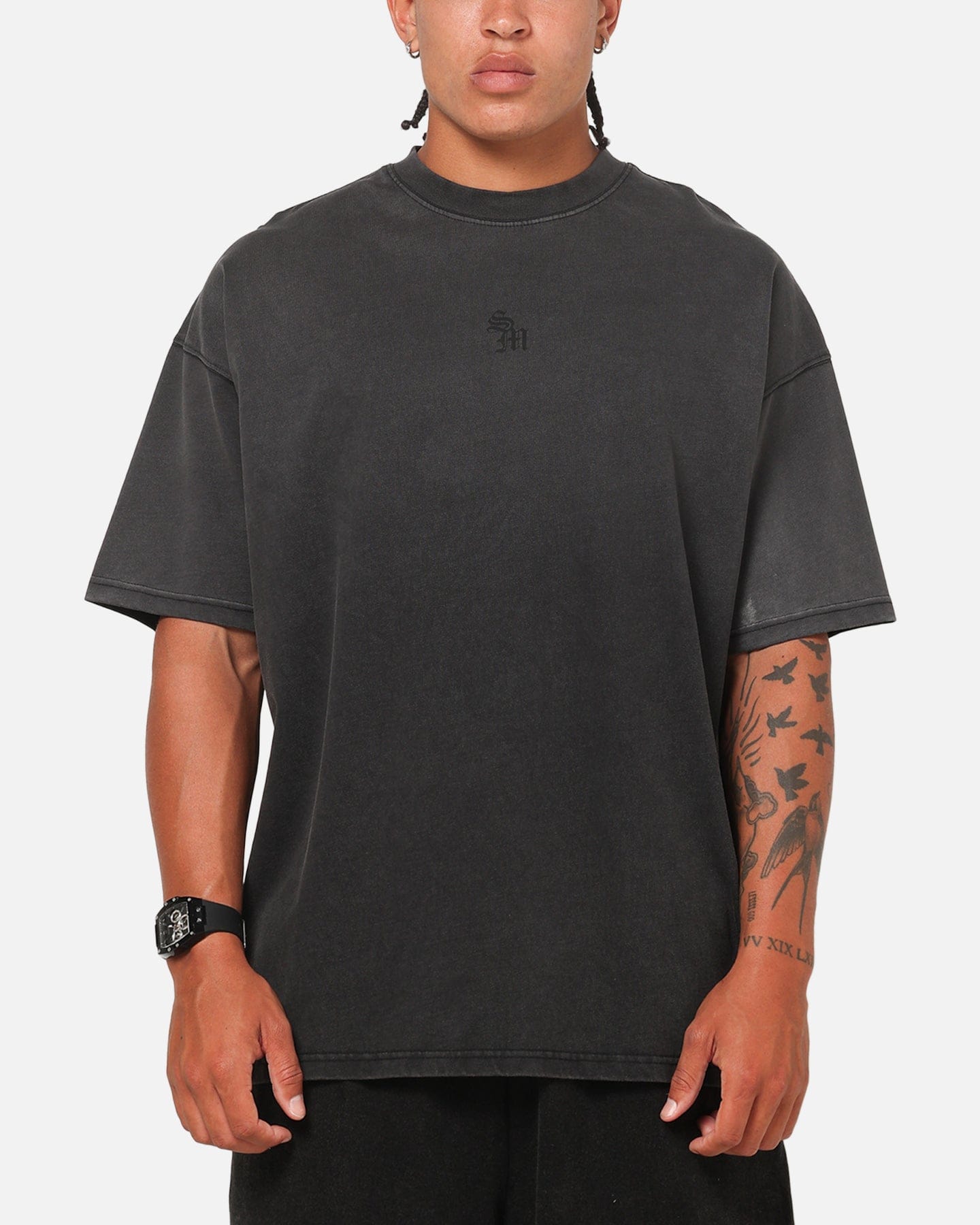 Saint Morta Athltc R3 Boxy T - Shirt Washed Black