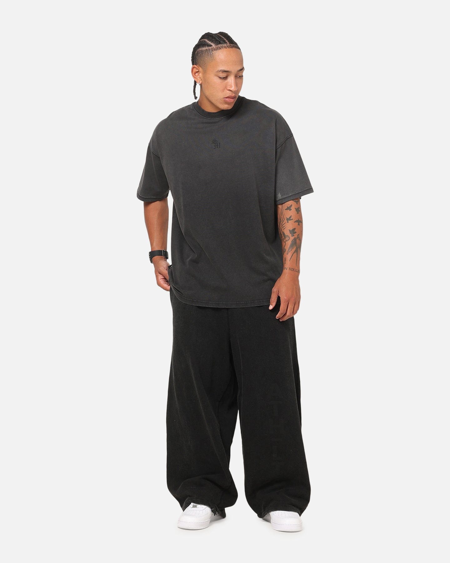 Saint Morta Athltc R3 Boxy T - Shirt Washed Black
