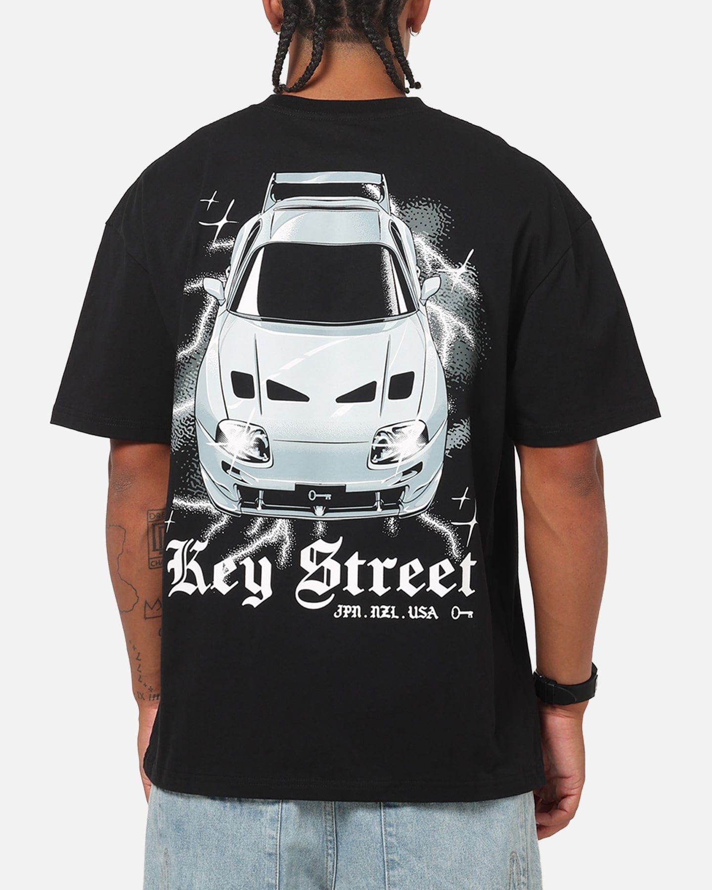 KEY Street Lightning T - Shirt Black