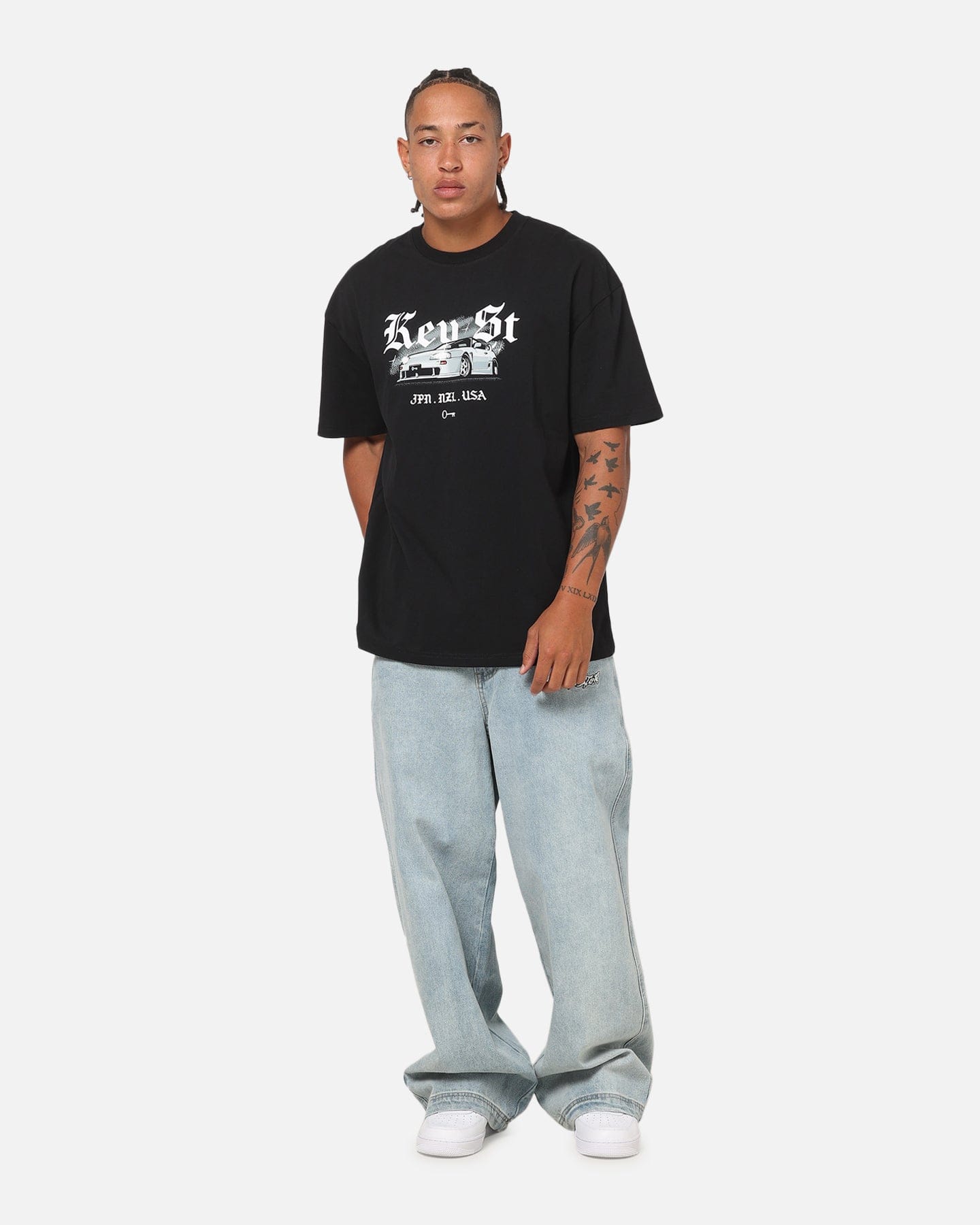 KEY Street Lightning T - Shirt Black