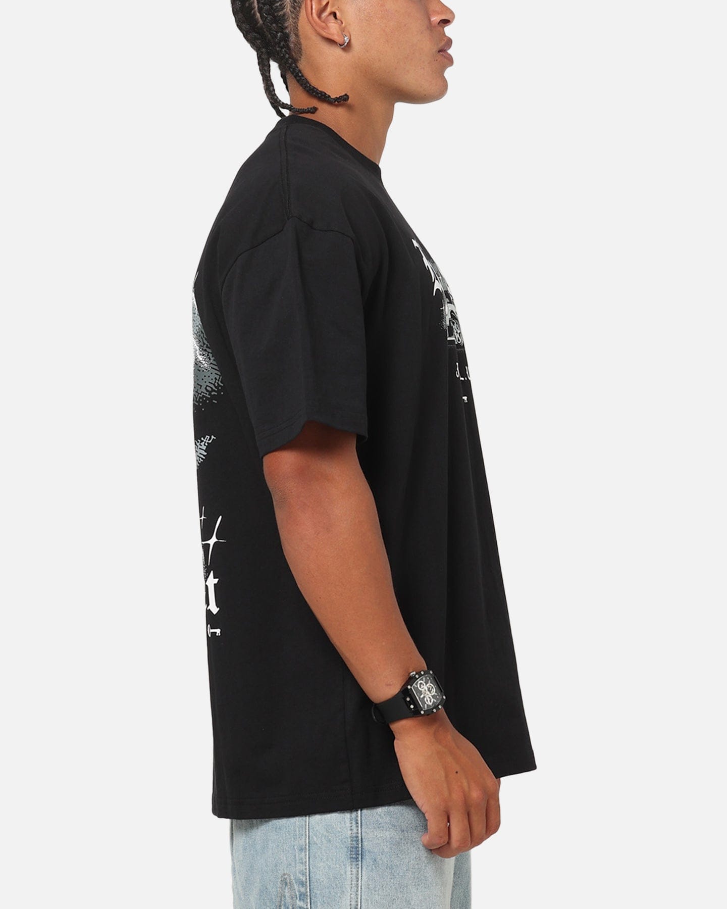 KEY Street Lightning T - Shirt Black