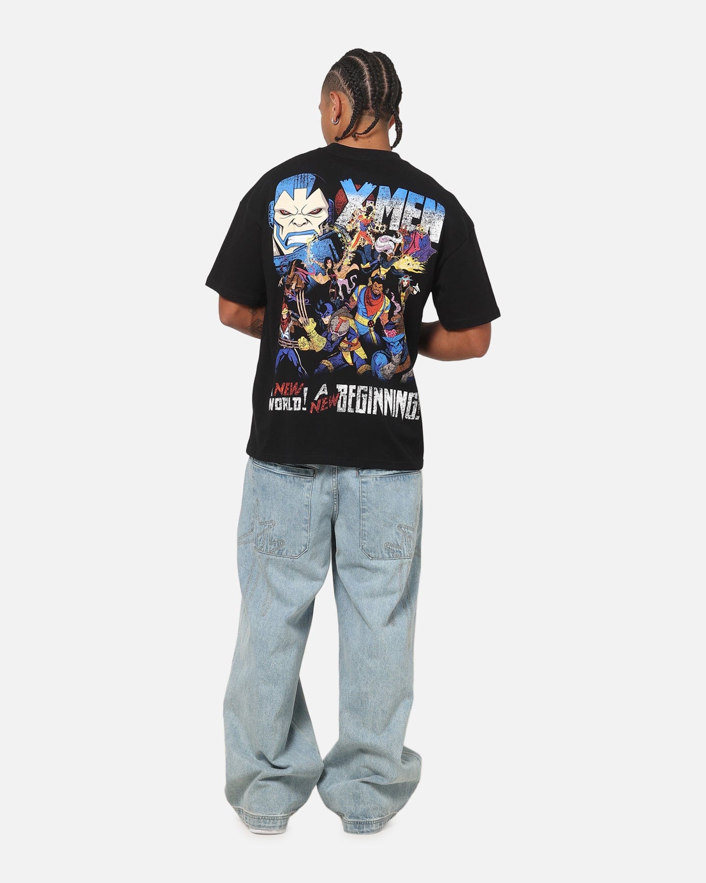 73studio Marvel X - Men Previously On X - Men T - Shirt Black