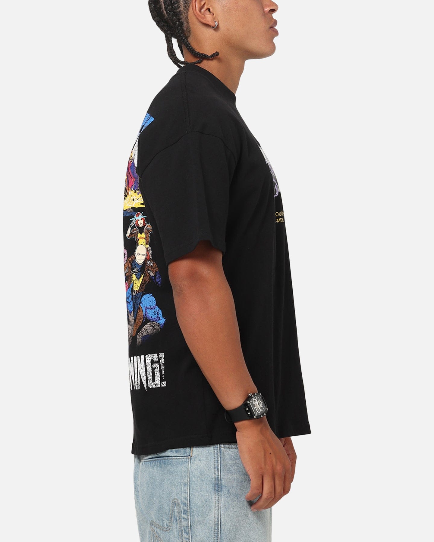 73studio Marvel X - Men Previously On X - Men T - Shirt Black