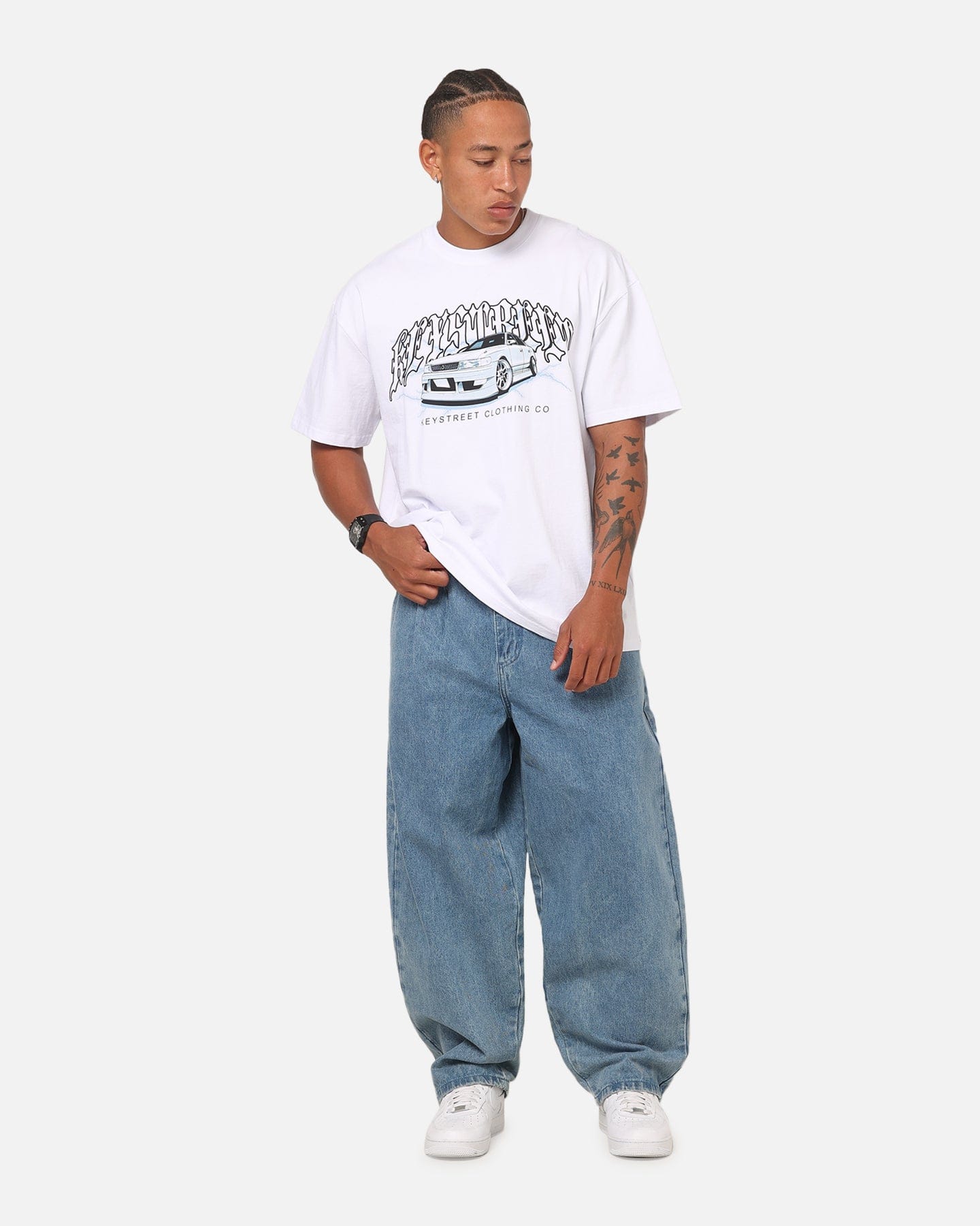 KEY Street Heavy T - Shirt White