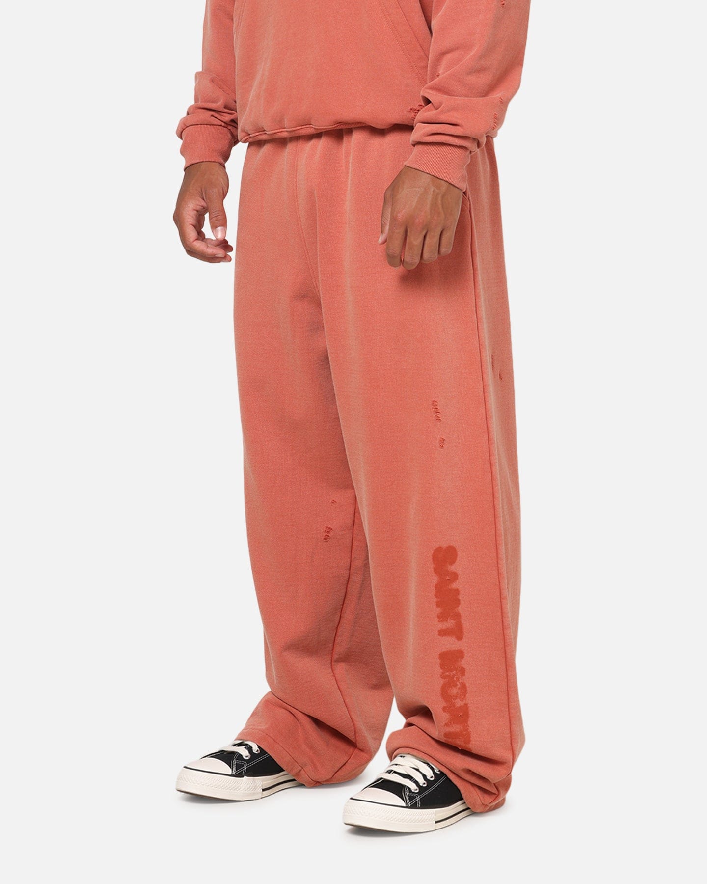 Saint Morta Apocalypse Baggy Sweatpants Washed Burnt Orange
