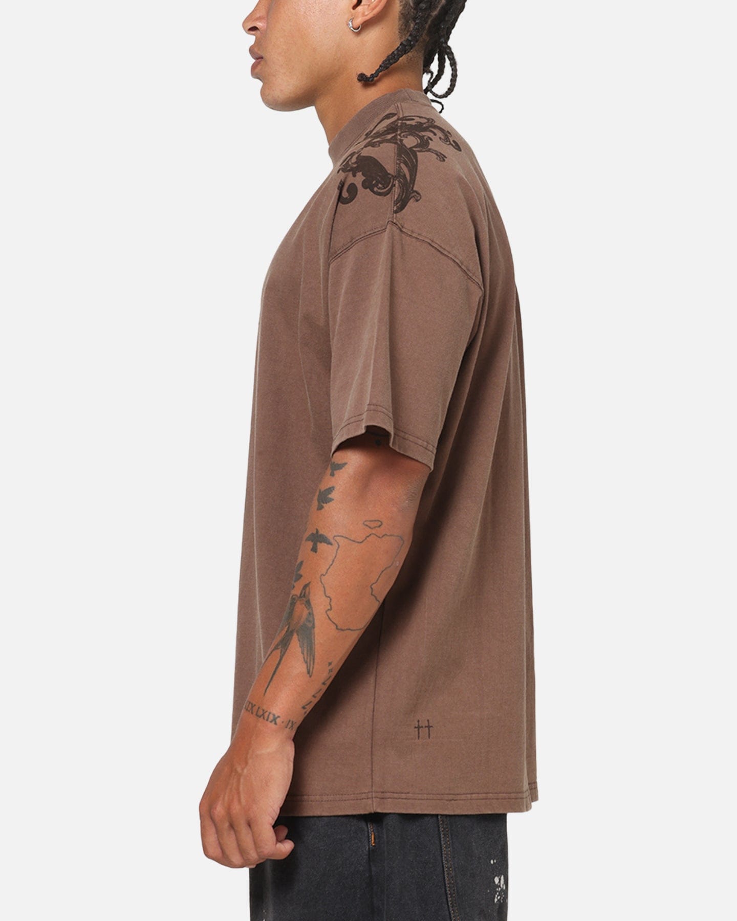 Saint Morta Baroque Boxy T - Shirt Pigment Washed