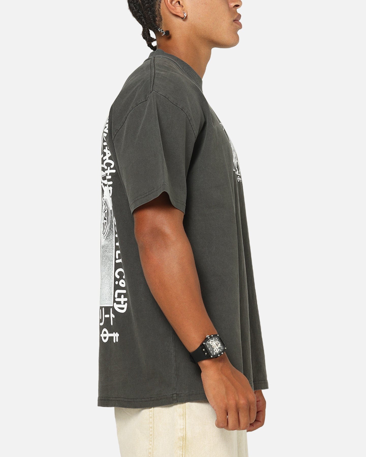 KEY Street Twotone T - Shirt Black Wash