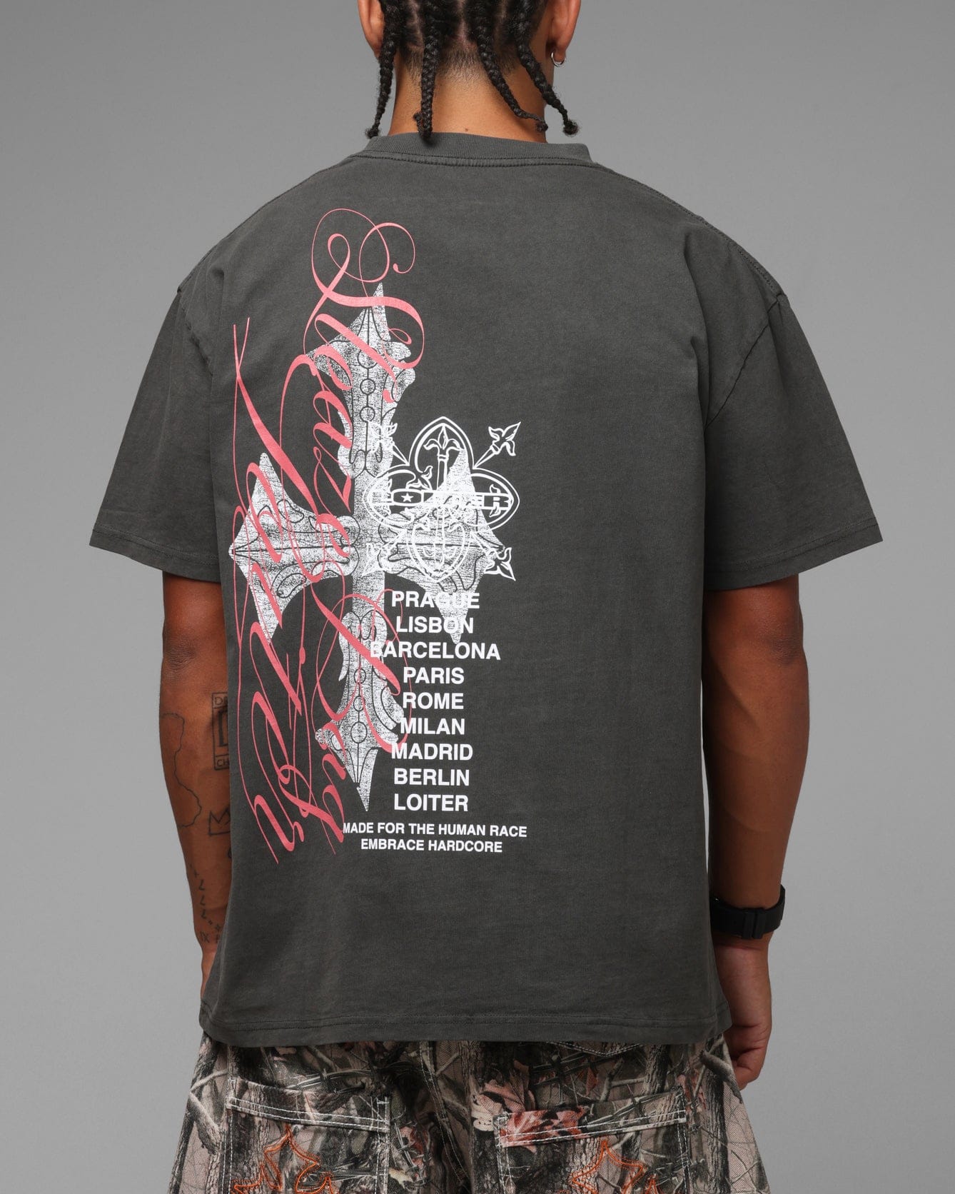 Loiter Eastern Bloc T - Shirt Black Wash