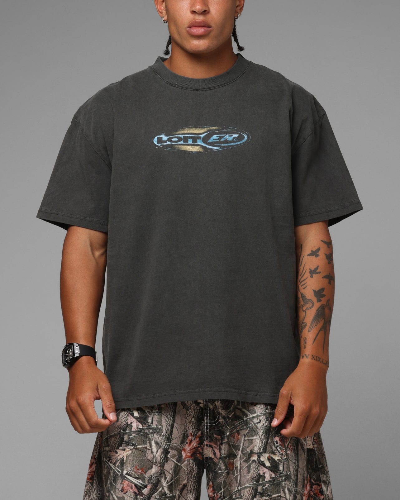 Loiter Speedform T - Shirt Black Wash