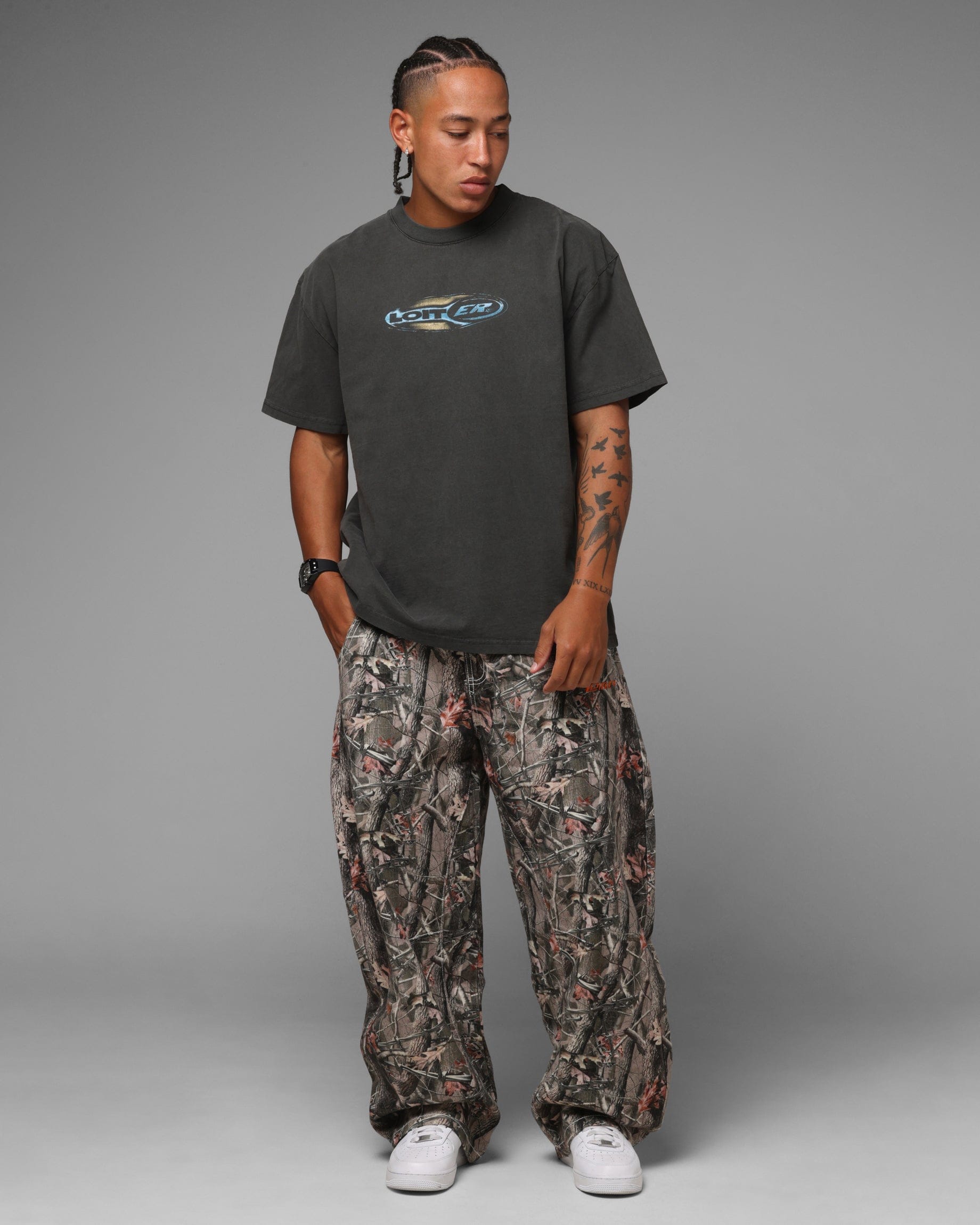 Loiter Speedform T - Shirt Black Wash