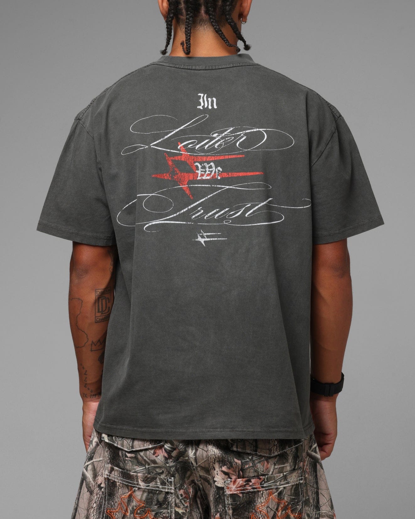 Loiter Devotion T - Shirt Black Wash