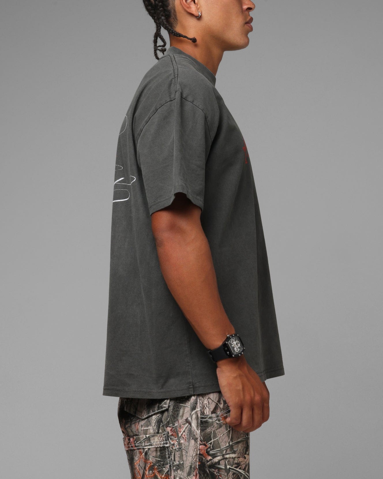 Loiter Devotion T - Shirt Black Wash